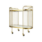 Serving Trolley Stainless Steel and Marble 82*40*86 Cm image number 2