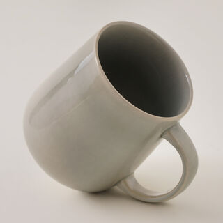 Dallaty porcelain coffee mug, blue