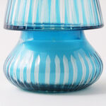 Homez sandalwood and fig glass scented candle with lid image number 4