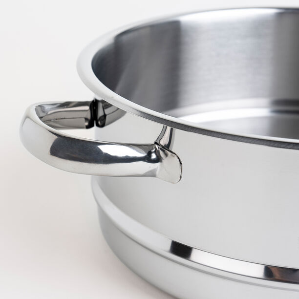 Stainless steel steam cook pot 26 cm image number 7