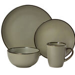 16 Pcs Dinner Set In Compact Box Beige image number 0