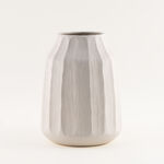 هومز مزهرية بوهو سيراميك 21.5*21.5*27.5سم، أبيض image number 1