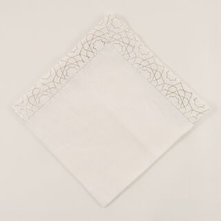 La Mesa Napkin Linen Gold Print 50*50 Cm Set Of 4