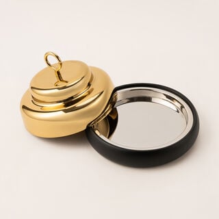 La Mesa gold metal food server 30*30*18 cm