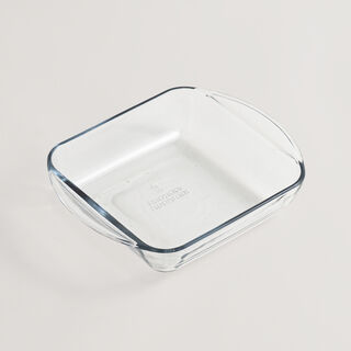 Anchor hocking clear glass square cake dish 1.89ltr