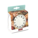 Alberto Plastic Mechanical Kitchen Timer Square Shape White Color image number 1
