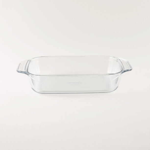 Pyrex Clear Rectangular Glass Roaster Classic, 2L, 31 Cm image number 0