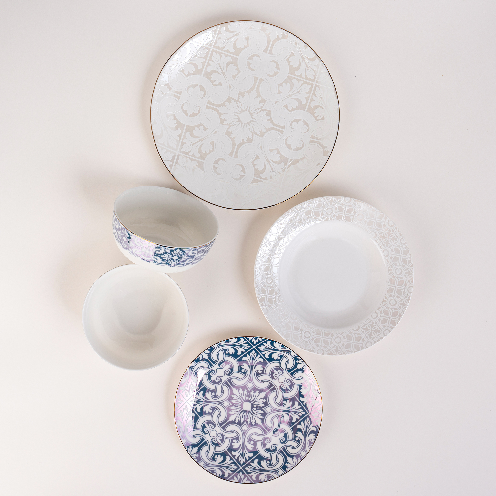 

La Mesa Portu Casa 16 Pieces Dinner Set Serve 4 Person