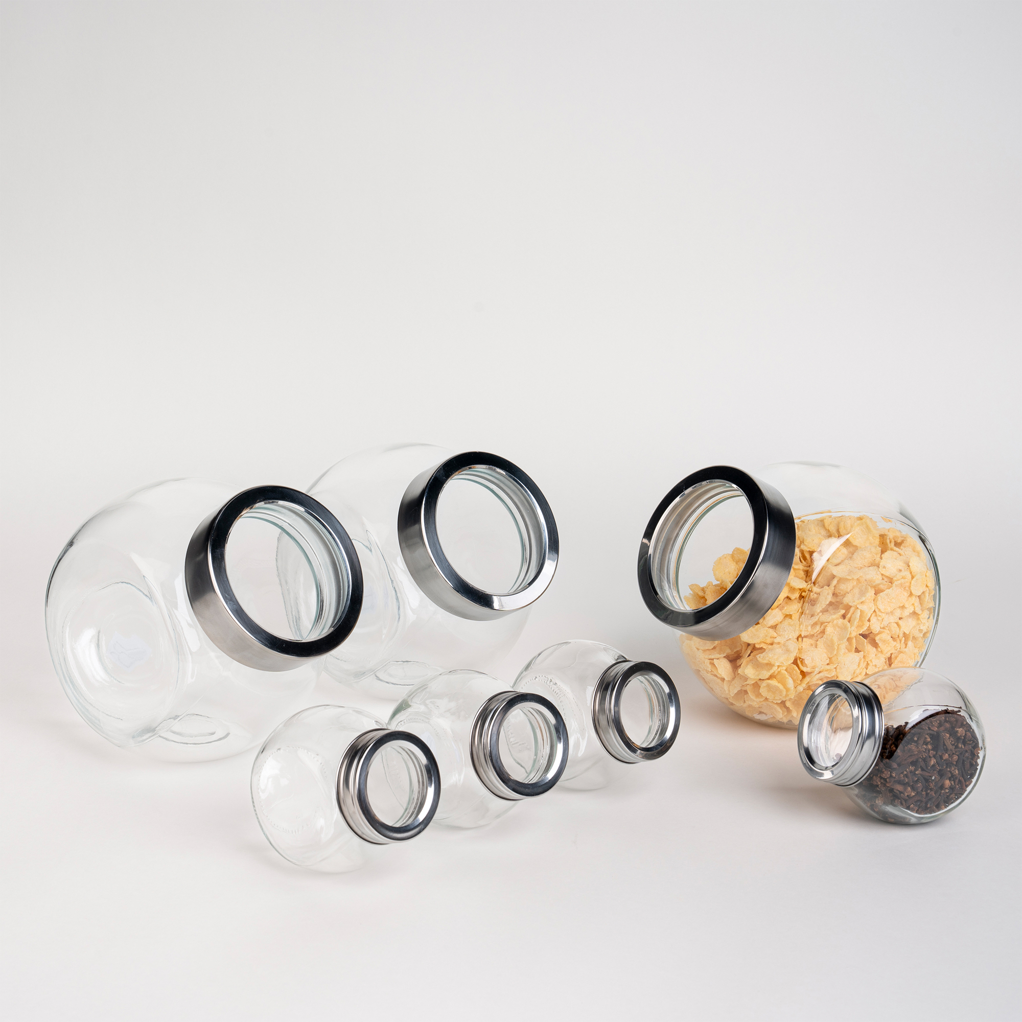 

Alberto 7 Pieces Glass Jars Set