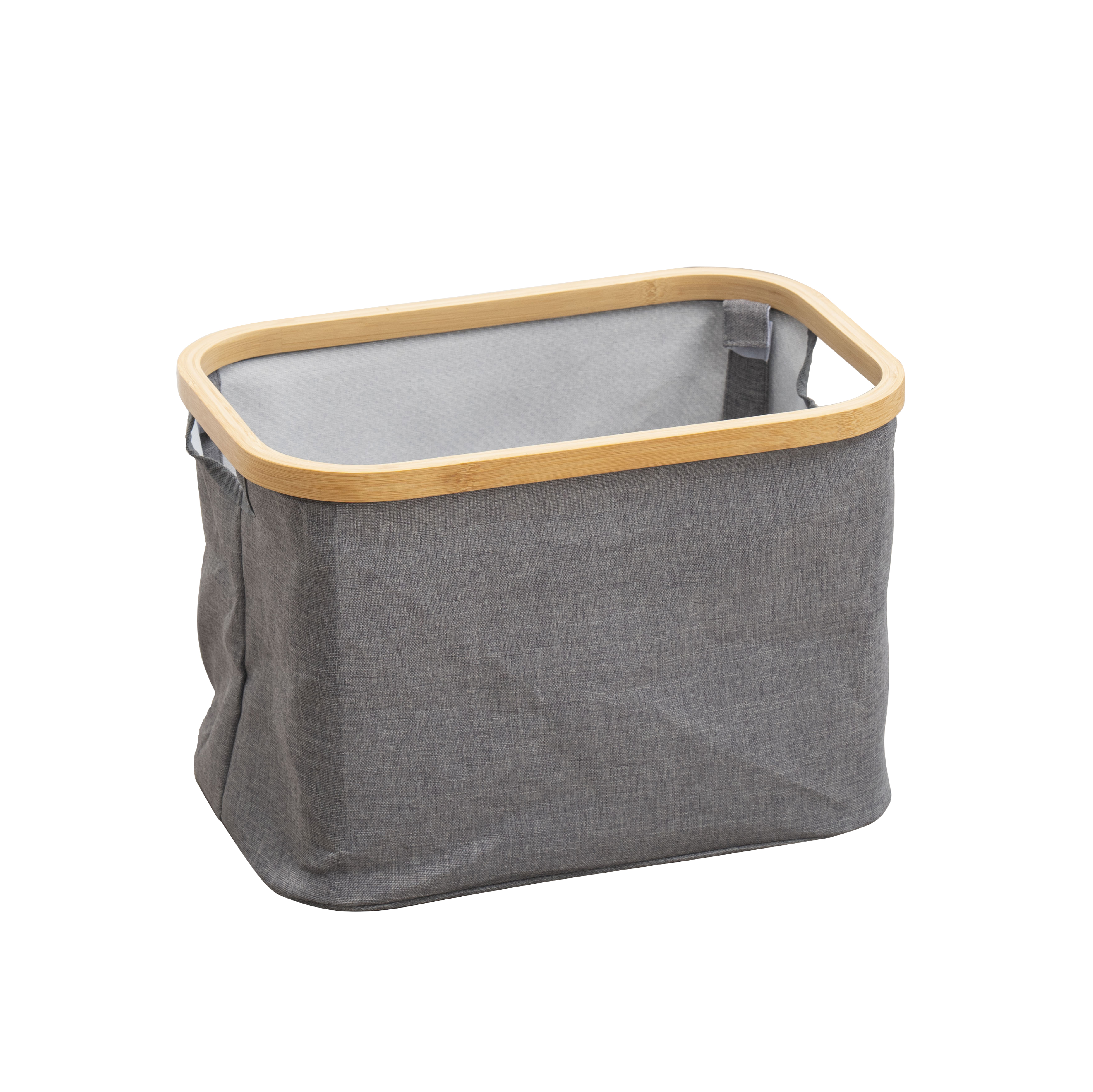 

Fabric & Bamboo Basket 45*30*22Cm