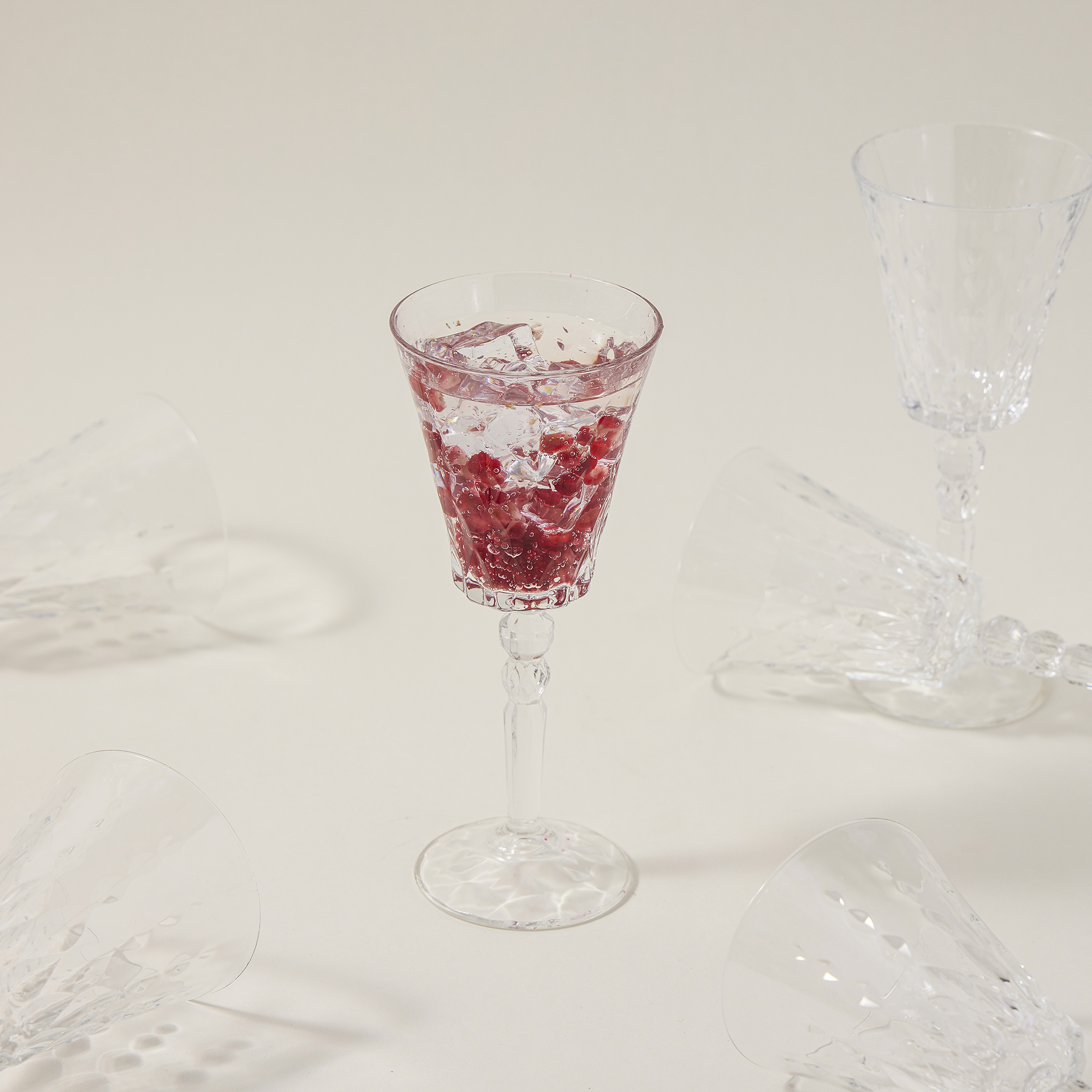 

RCR transparent crystal glassware 6 pcs