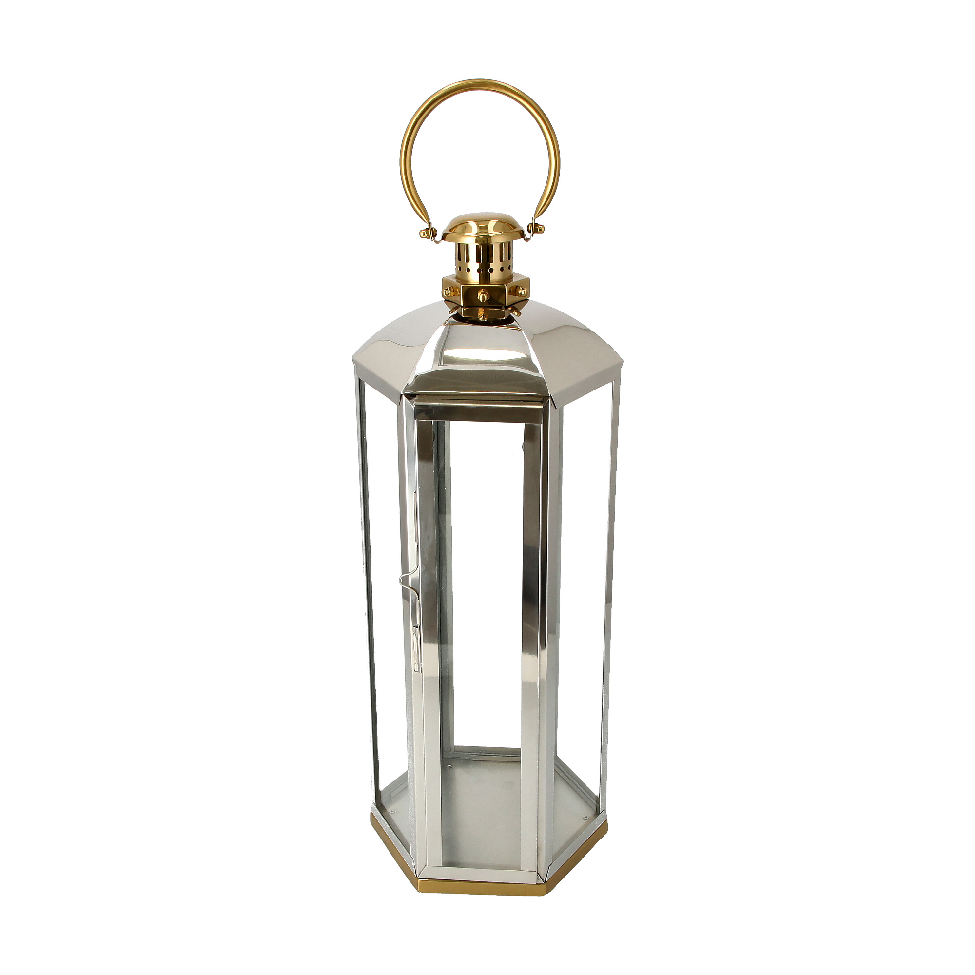 

Lantern Stainless Steel Silver & Gold