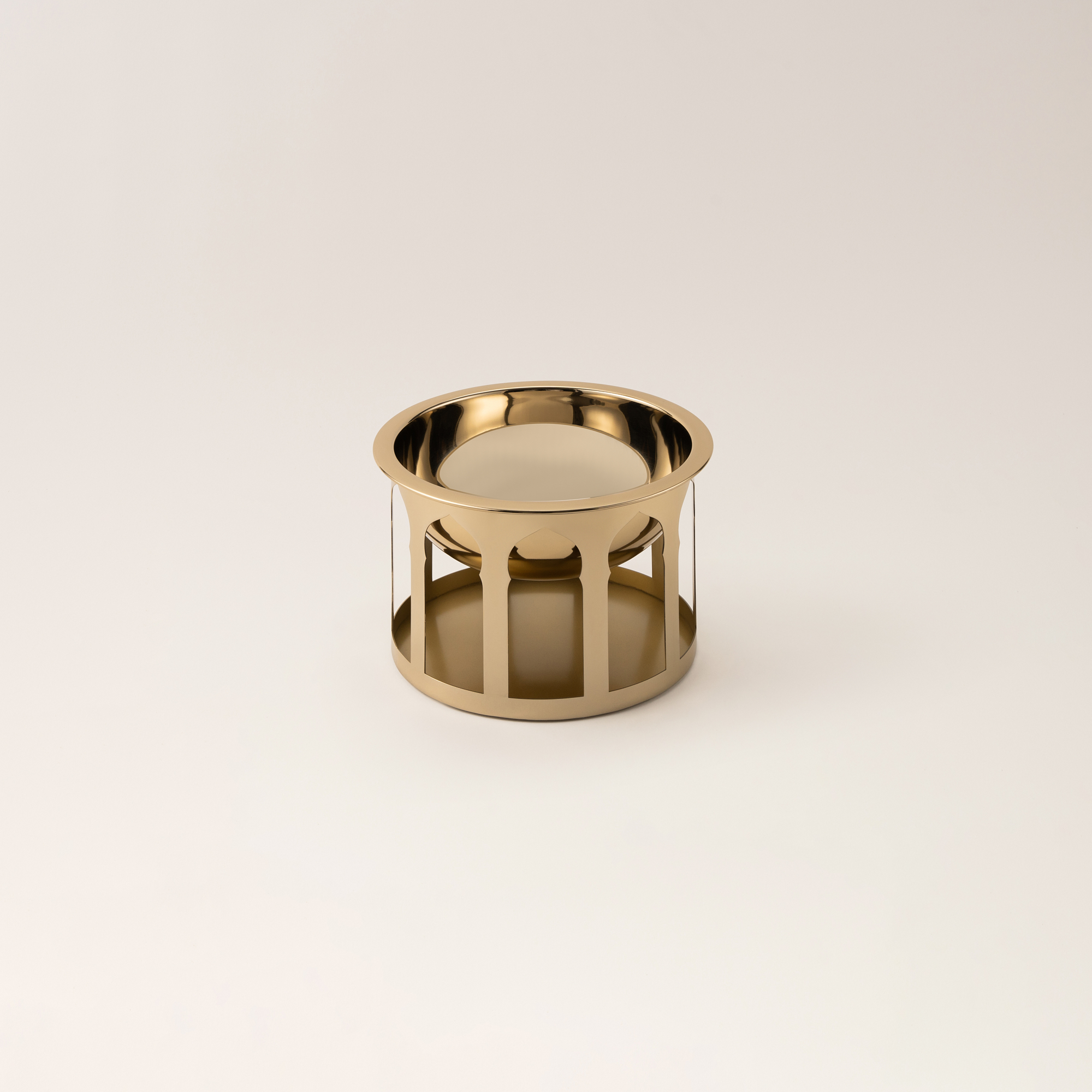 

Qourb gold metal bowl 23*23*15 cm