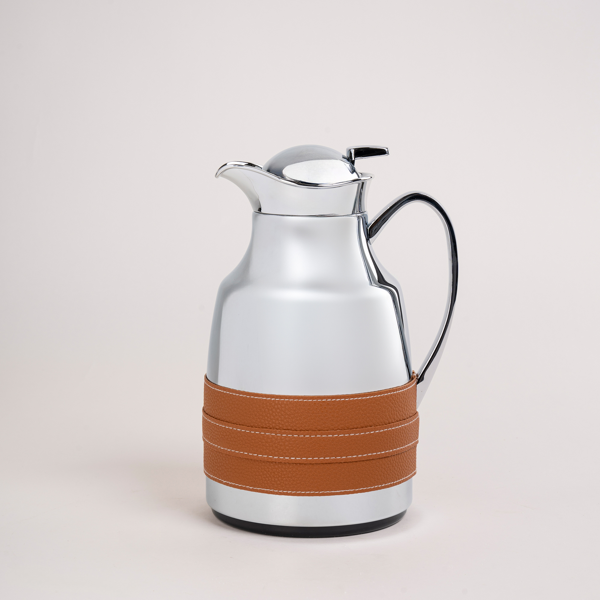 

Dallaty steel vacuum flask brown chrome 1L