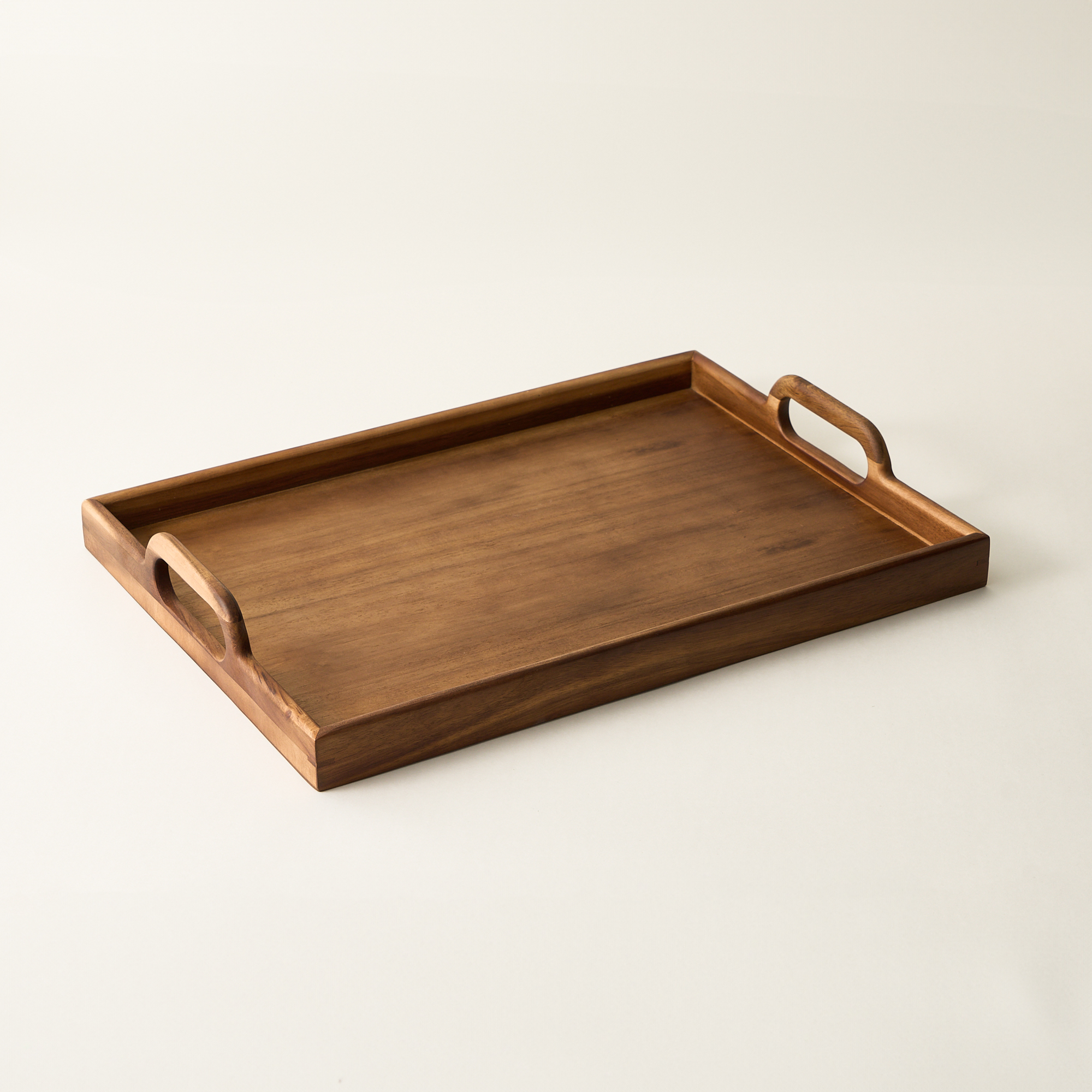 

Dallaty rectangular wood tray with handel 50.8*35.6*7cm