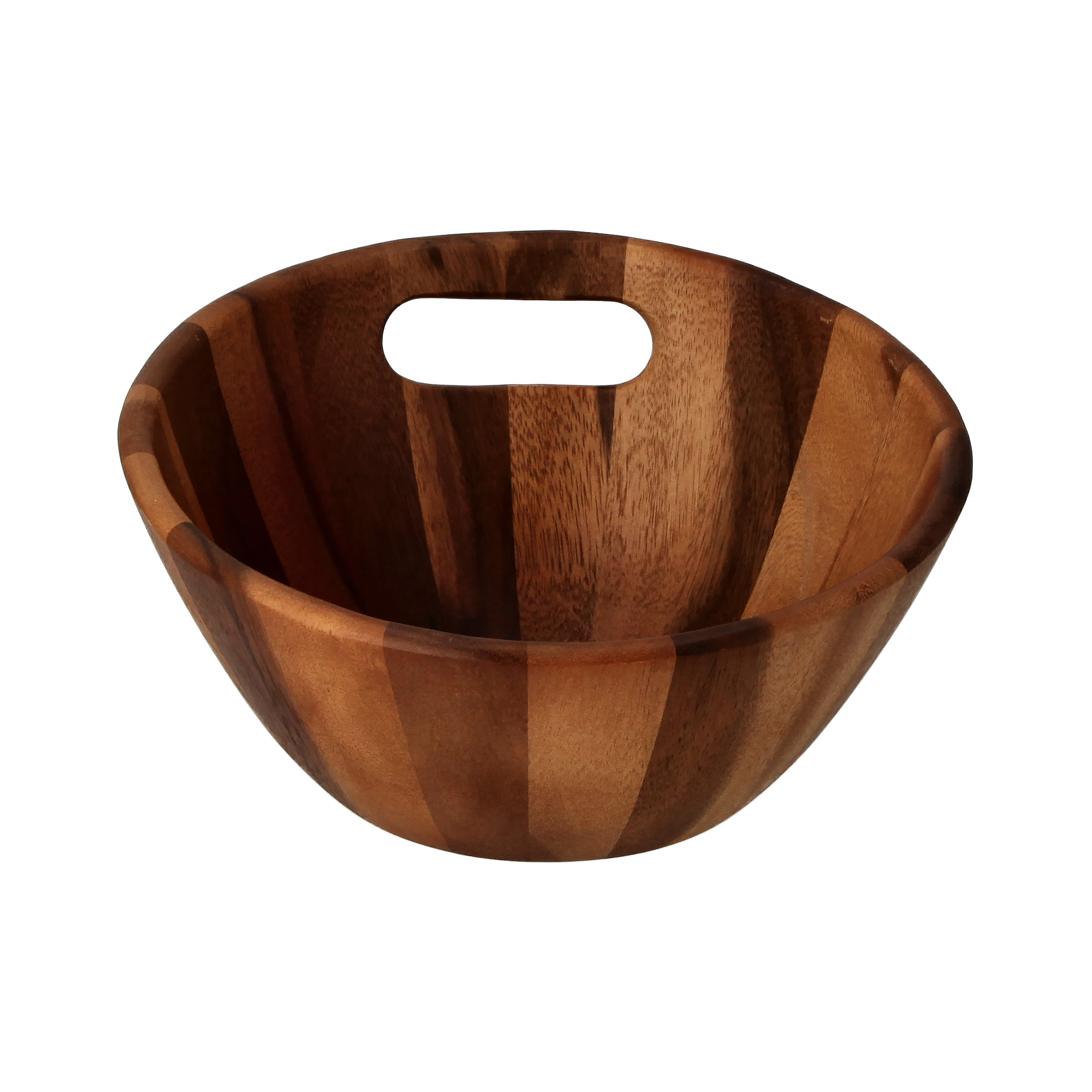 

Billie acacia wood bowl with handle