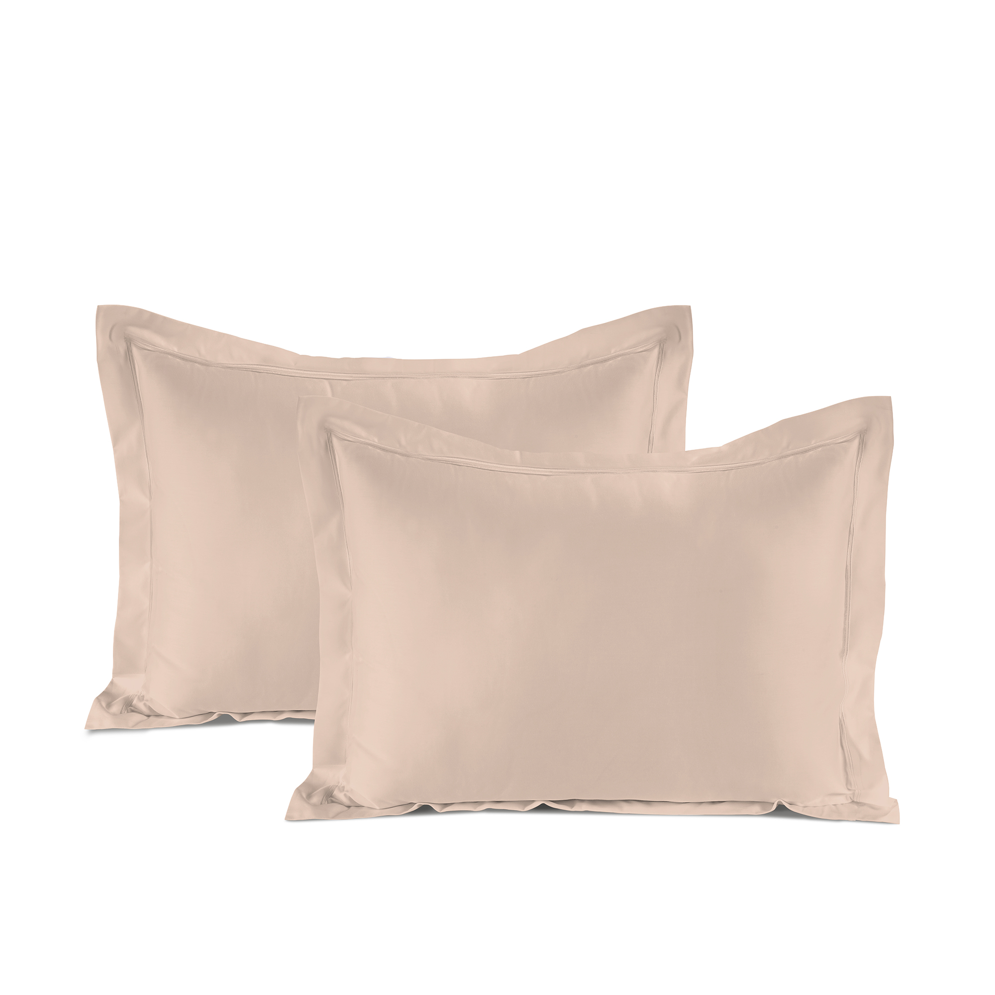

Boutique Blanche 2 pcs summer peach sateen cotton pillowcases 50*90 cm 300 thread count