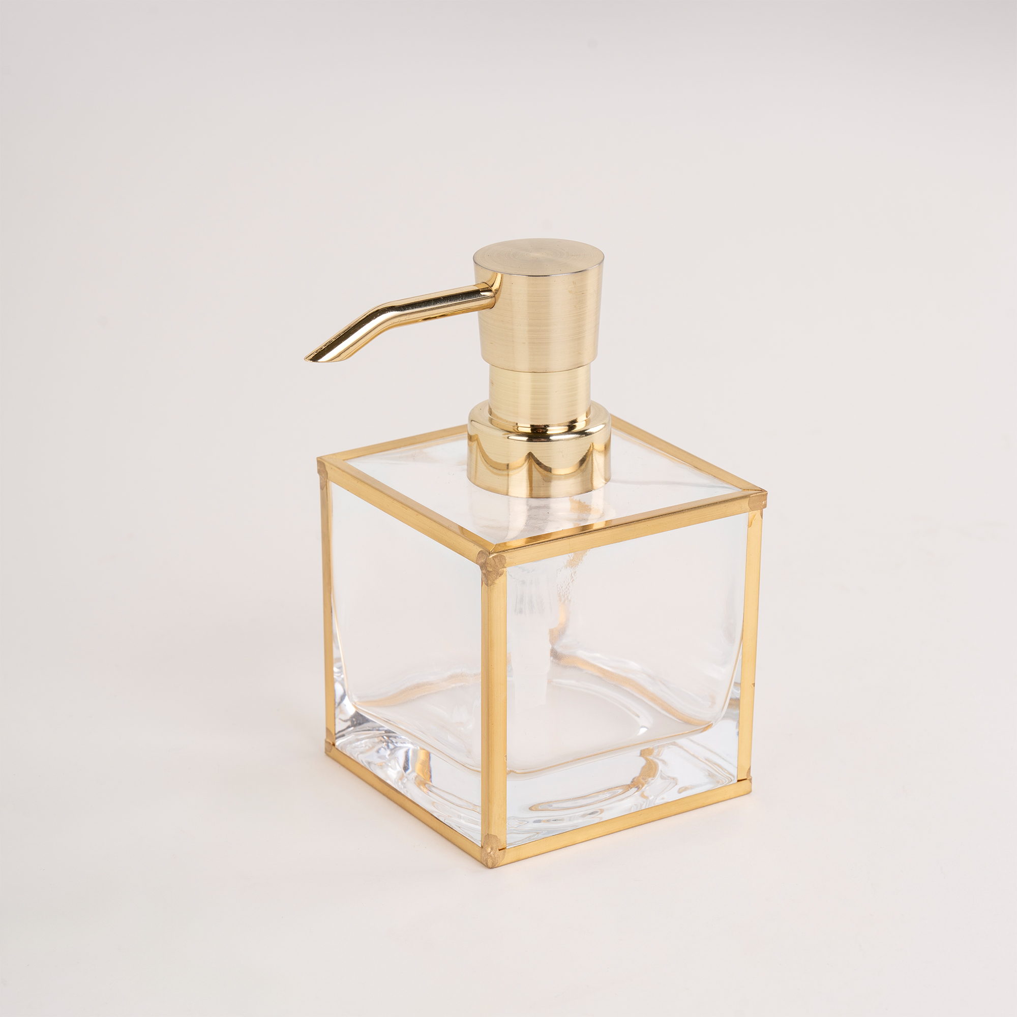 

Homez glass & gold 3 pcs bath set