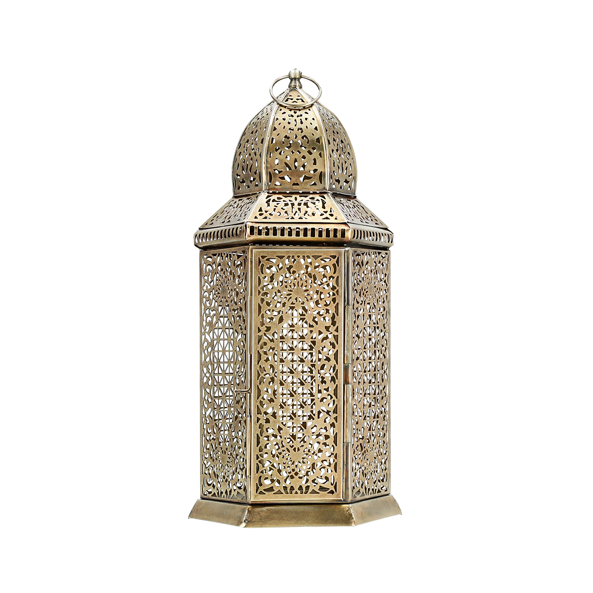 

Metal Lantern 19*19*43 Cm