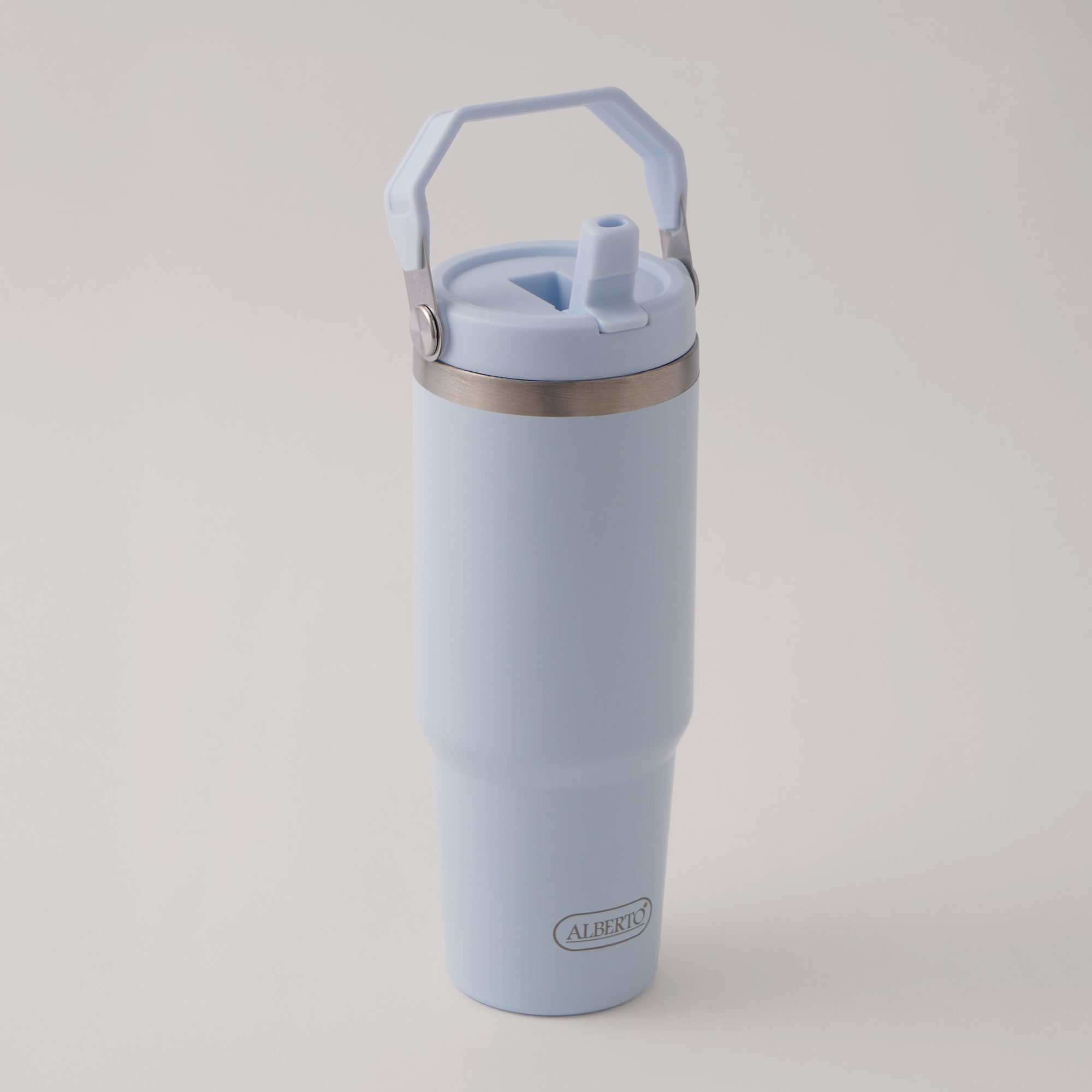 Alberto stainless steel double wall travel bottle, blue 900ml