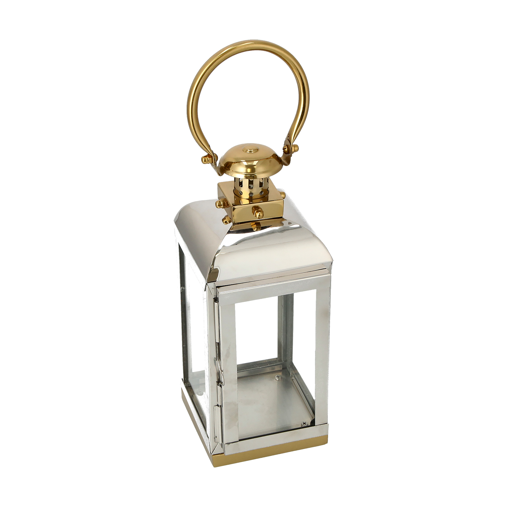 

Lantern Stainless Steel Silver & Gold