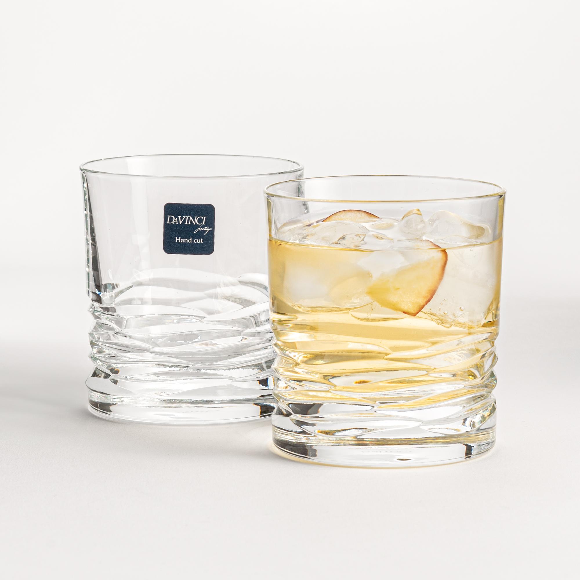 

RCR 2 pc crystal tumblers set 290 ml Wave dof collection
