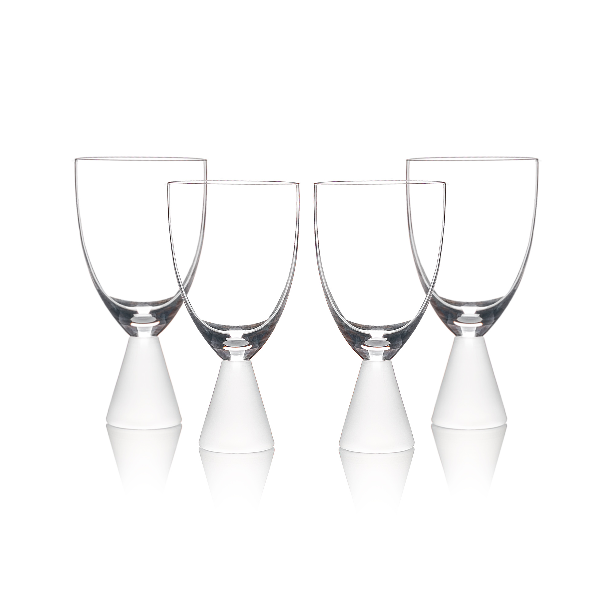 

Stem Glass Set Clear Plain 4 Pcs Stem Glass