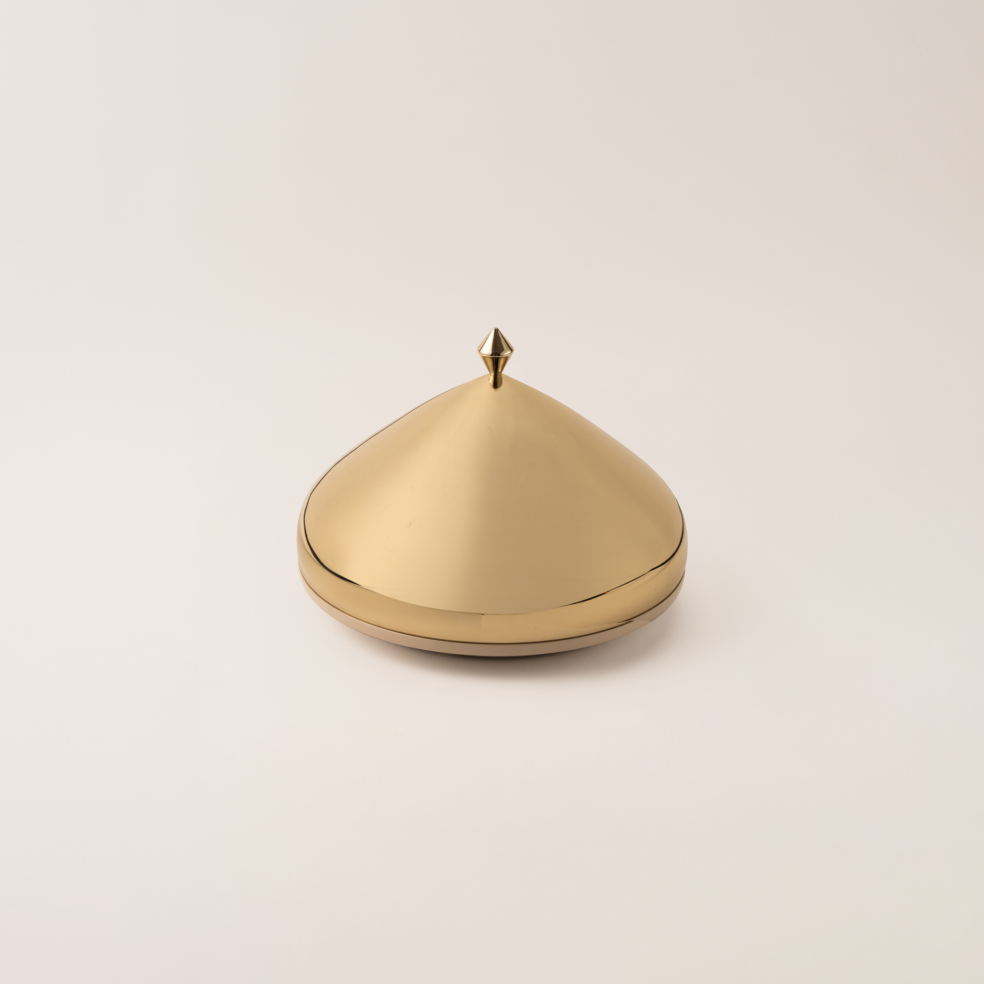 

Qourb gold metal food server 34*34*24 cm