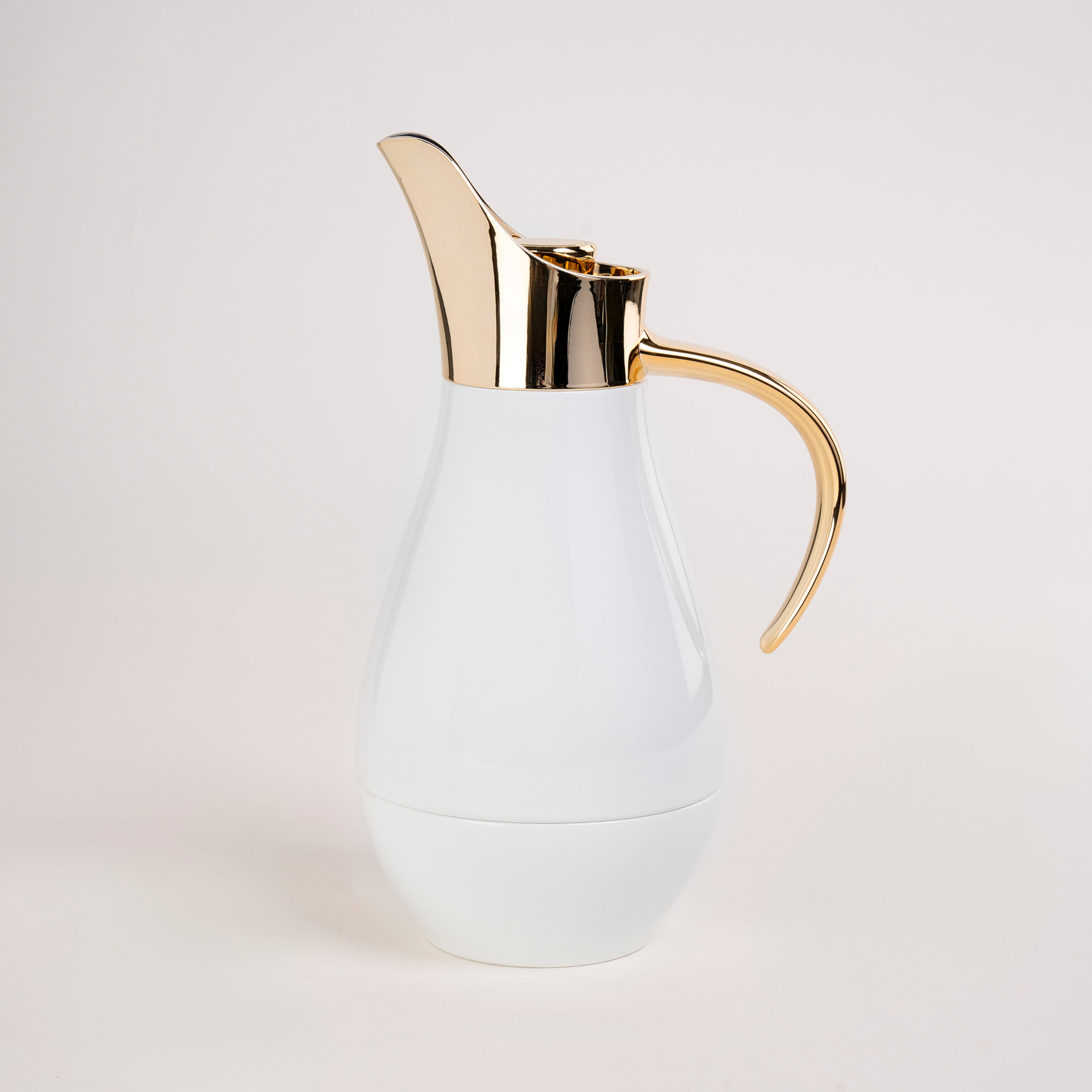 

Dallaty steel vacuum flask white/gold 1L