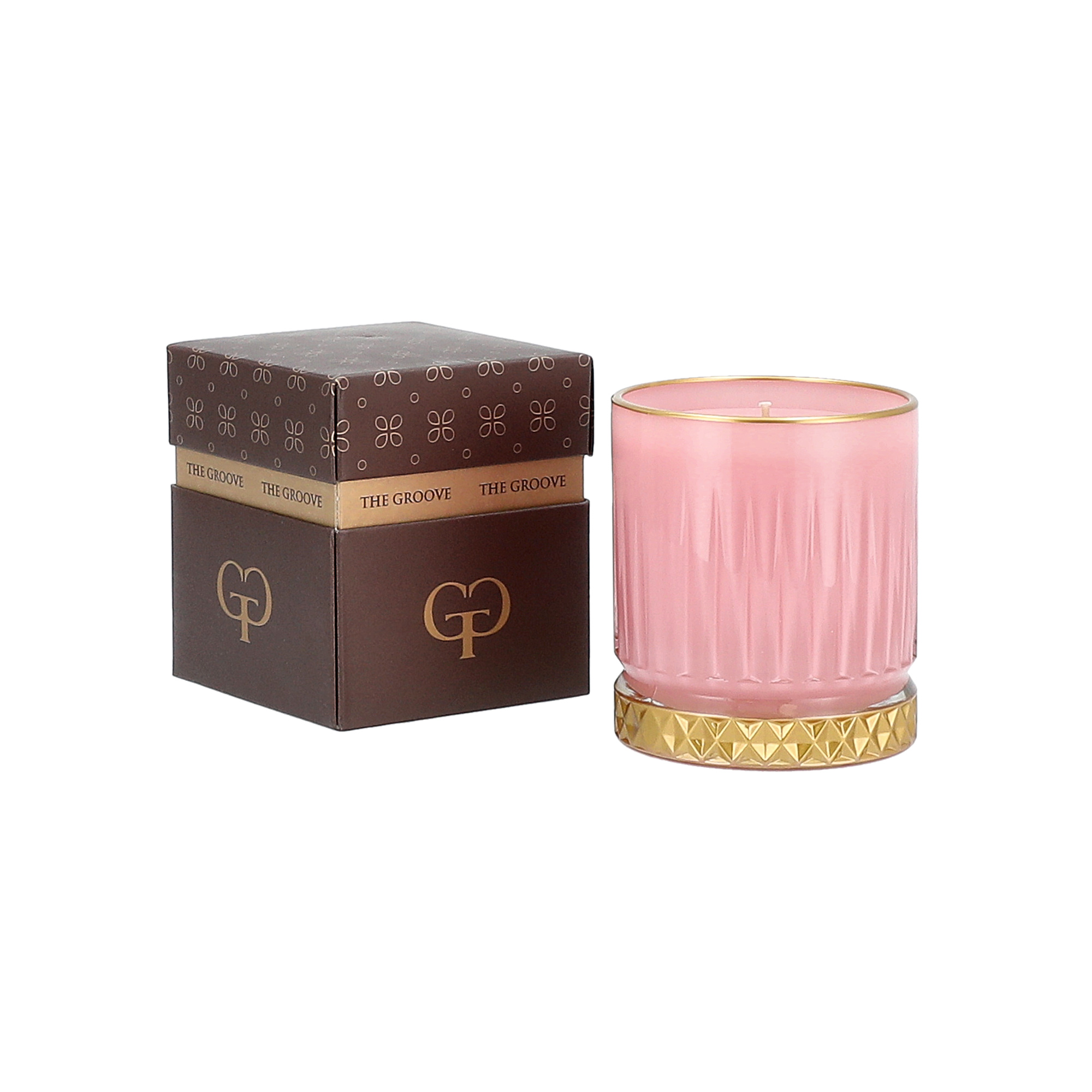 

Gloria gold candle 8.5*9.5 Cm Pink