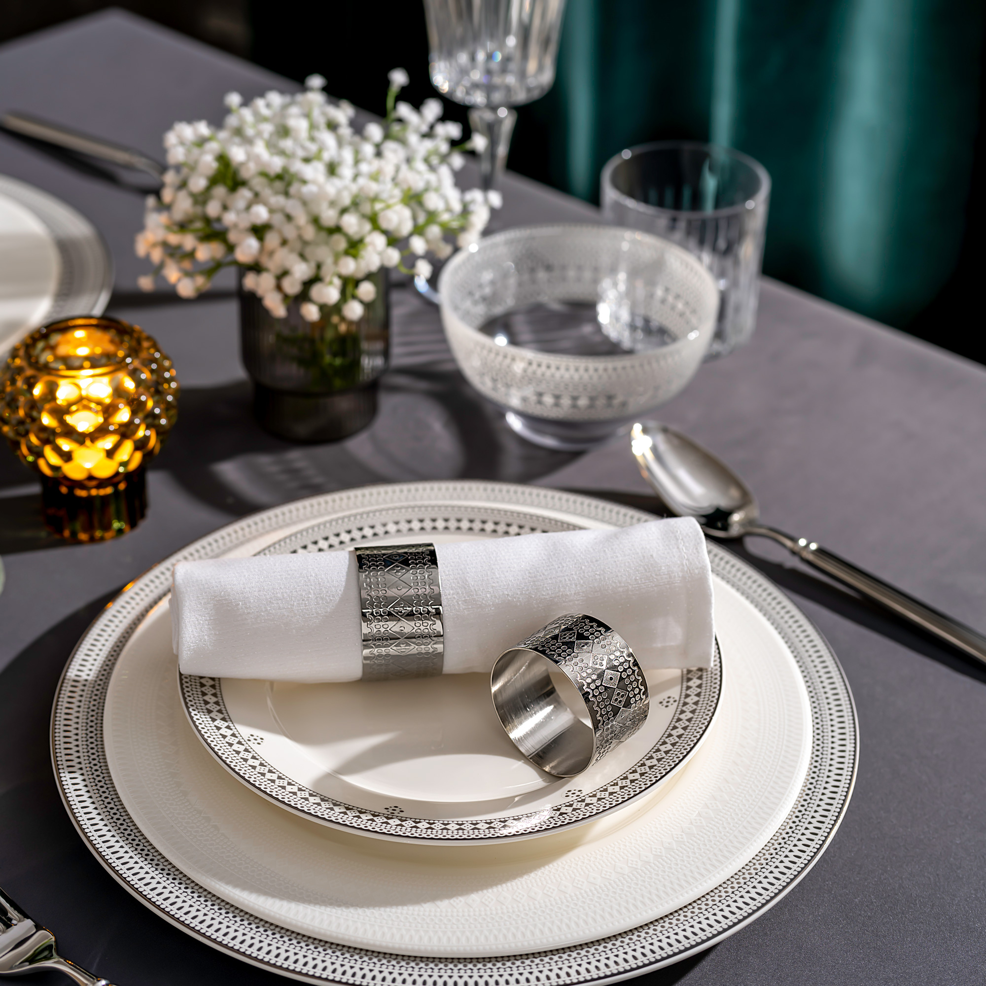 

2 Pcs Napkin Rings \ Kerma collaction