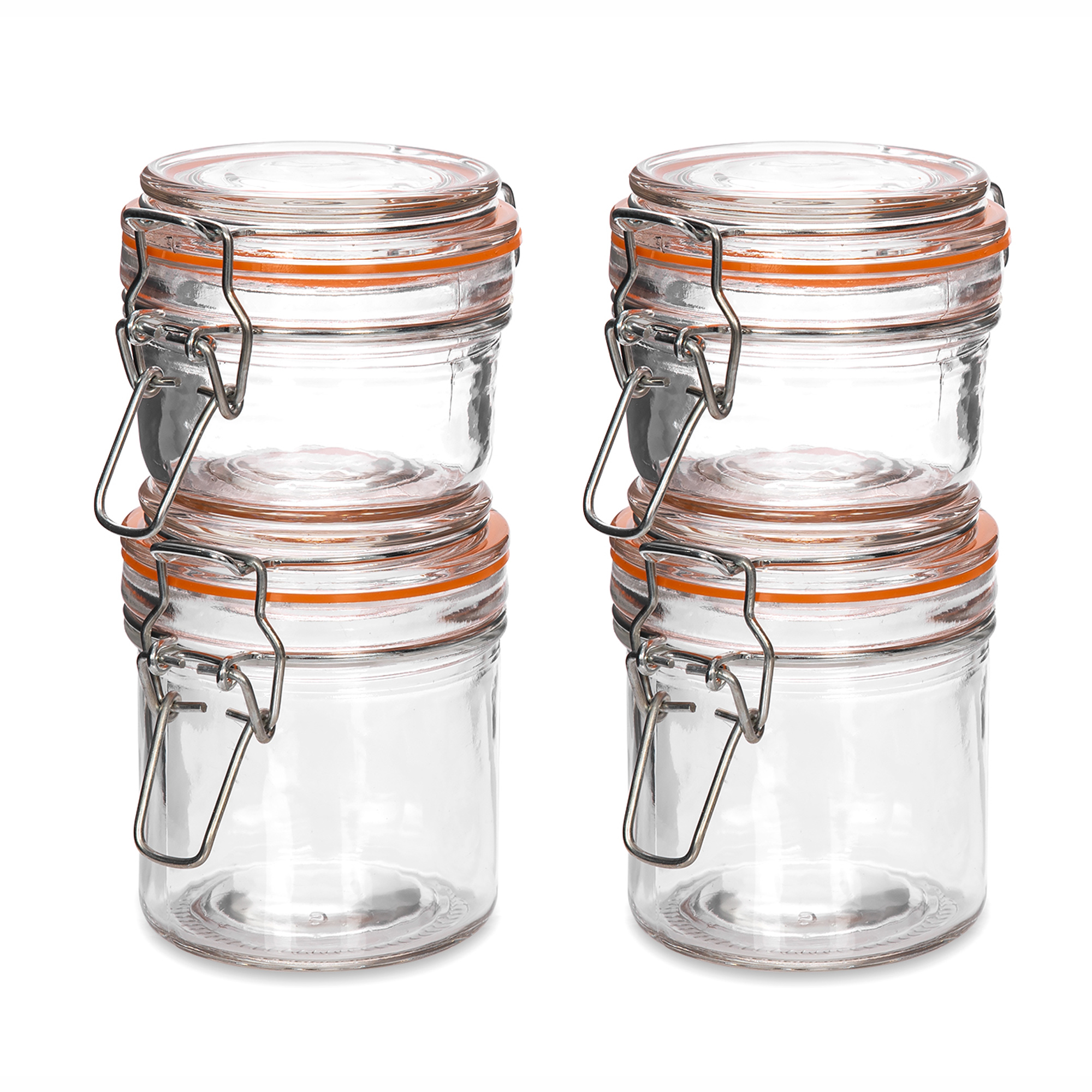 

4Pcs Glass Jars Set