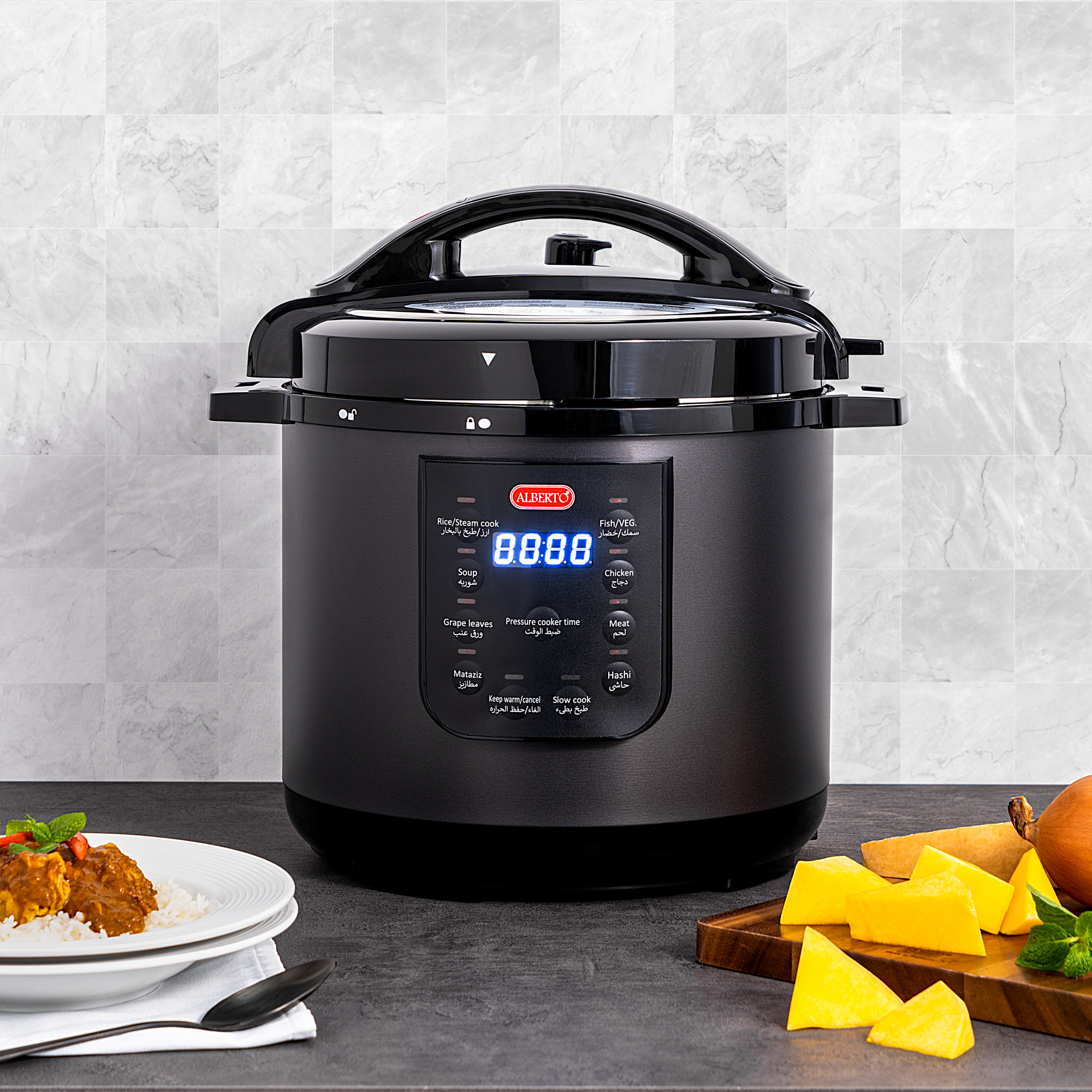 

Alberto 8L 1200W granite pressure cooker