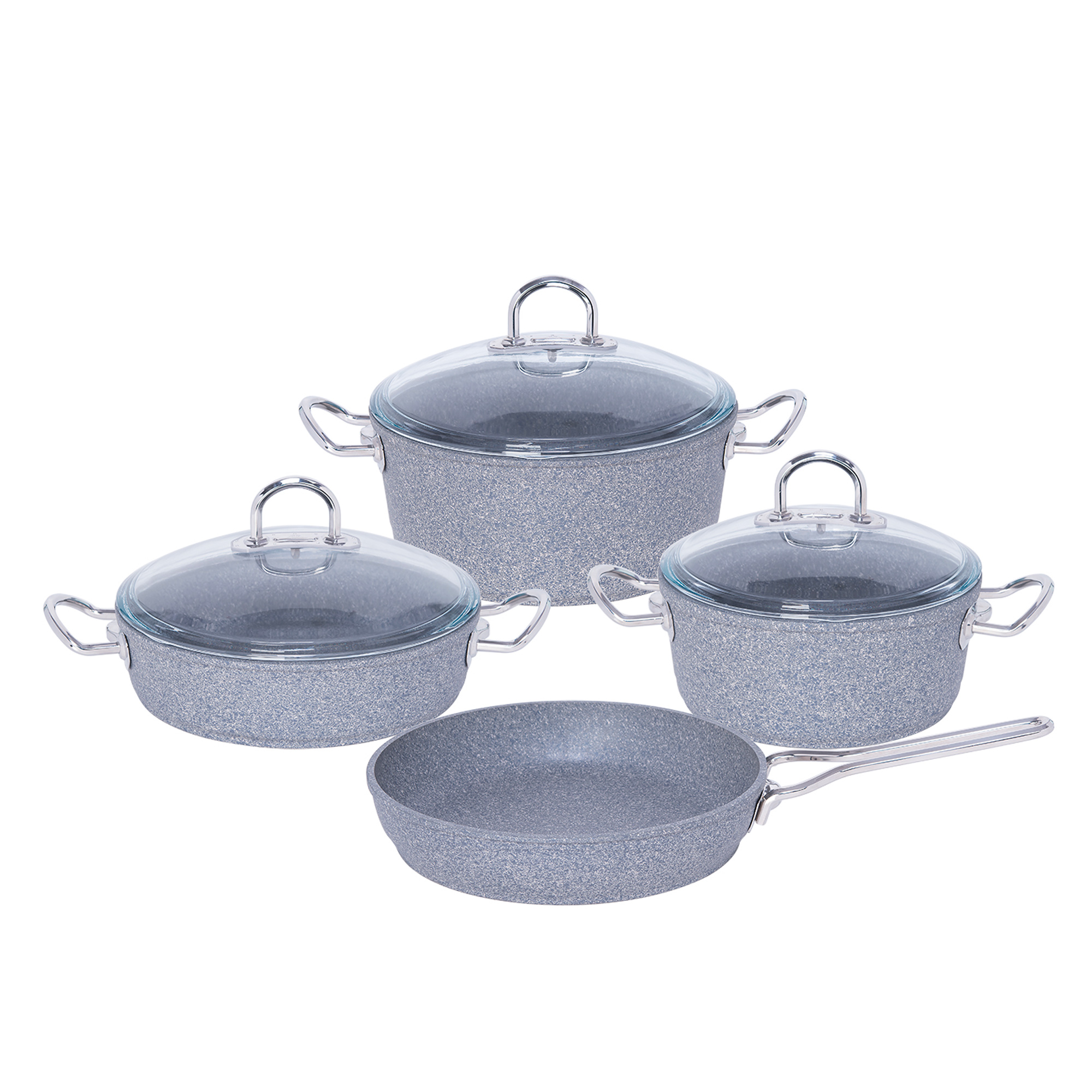 

Granit Firin 7 Pcs Cookware Set With Stainless Steel Handle