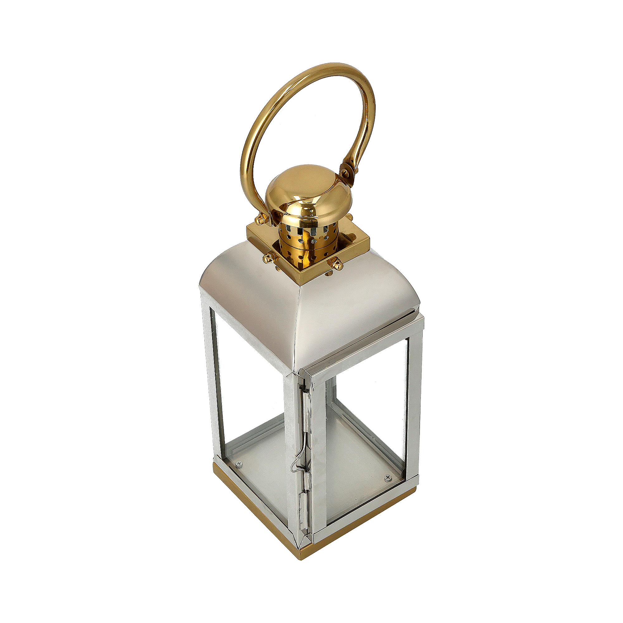 

Lantern Stainless Steel Silver & Gold