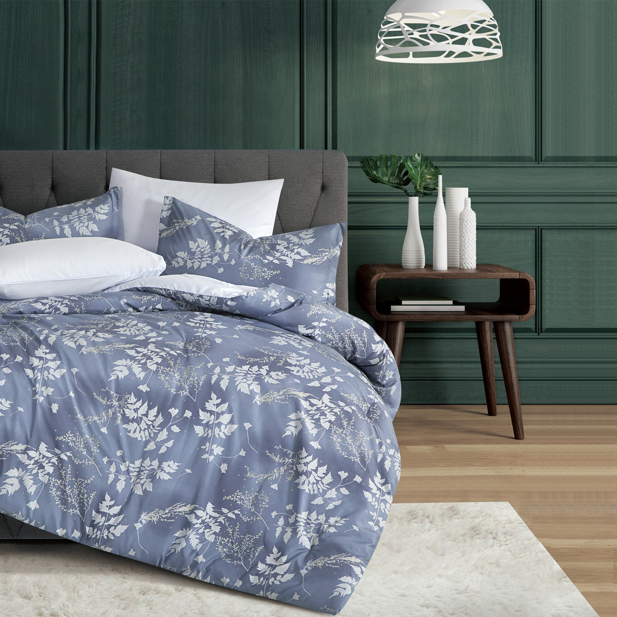 

Cottage rose microfiber twin comforter set 4 pcs