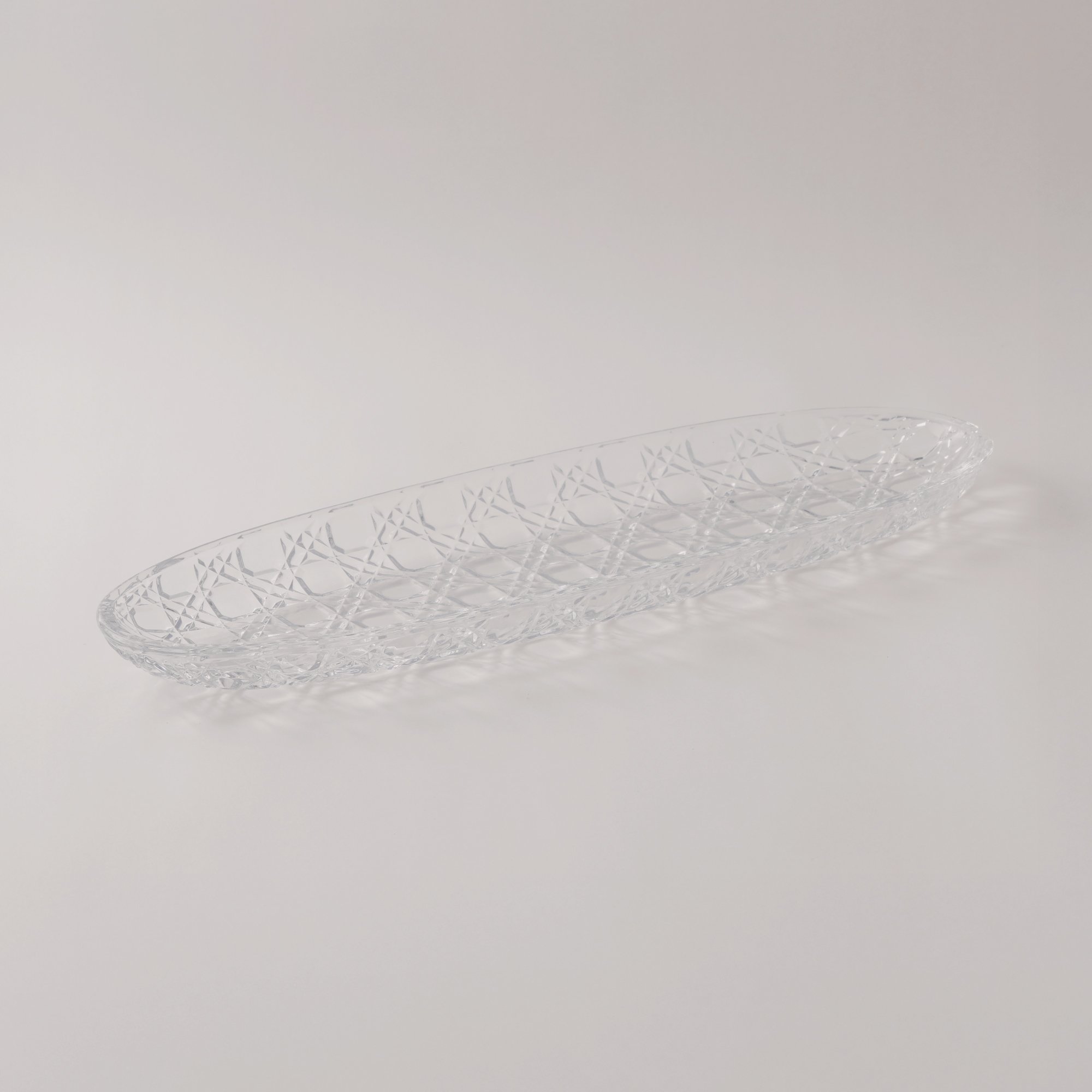 La Mesa medium glass serving platter 50.5*15.7*3.5 cm