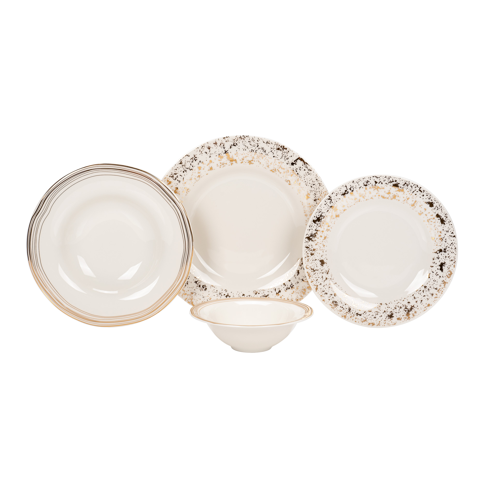

Porland 16 Pcs Dinner Set Serve 4 Persons,Bohem