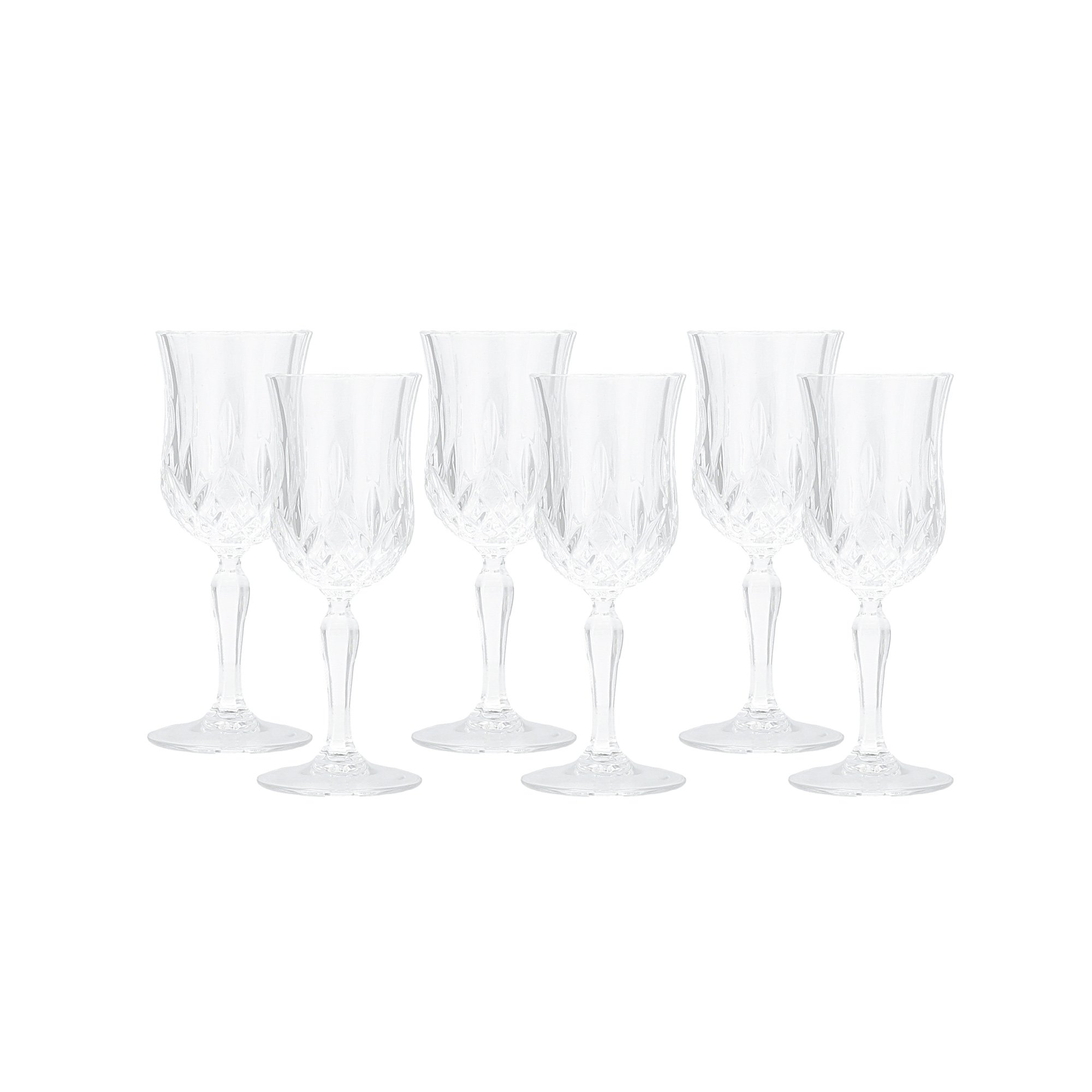 

RCR transparent crystal goblets 6 pcs