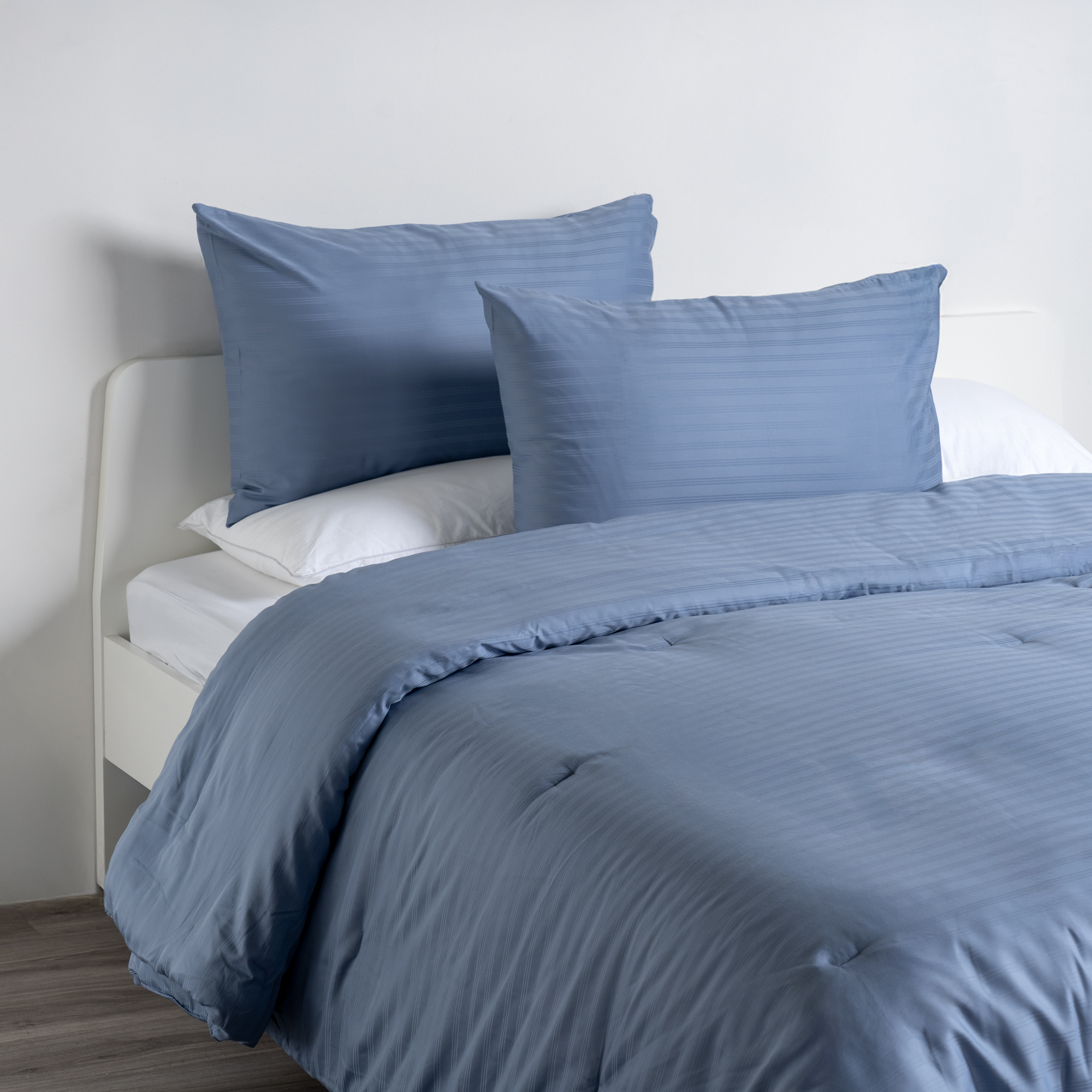 

3Pcs cotton comforter set 220*240 cm, denim sky
