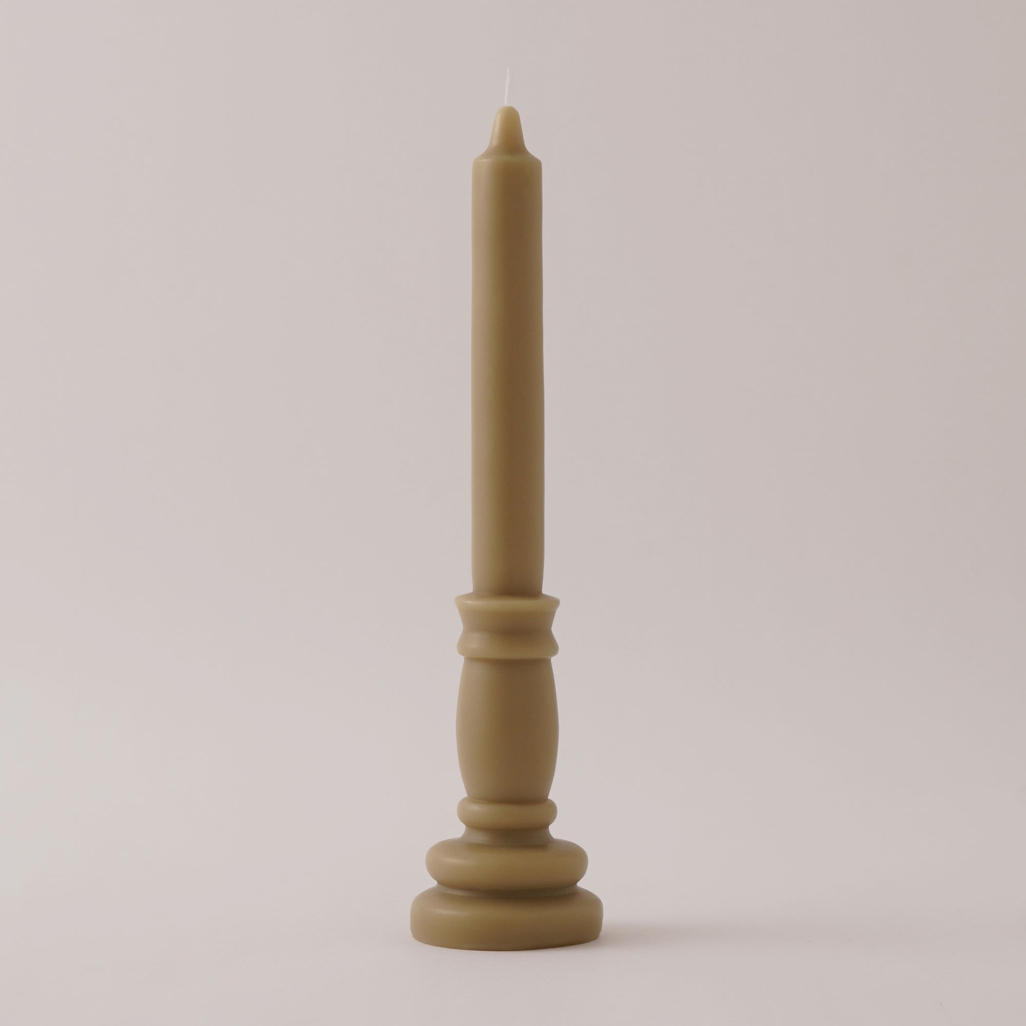 Homez Soya Wax Tower Candle, Beige 6*30Cm