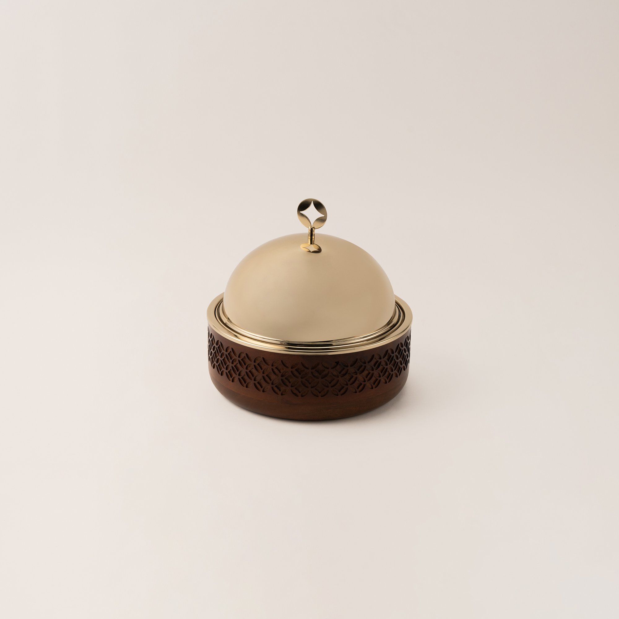 

La Mesa big food server in Gold metal 3 L