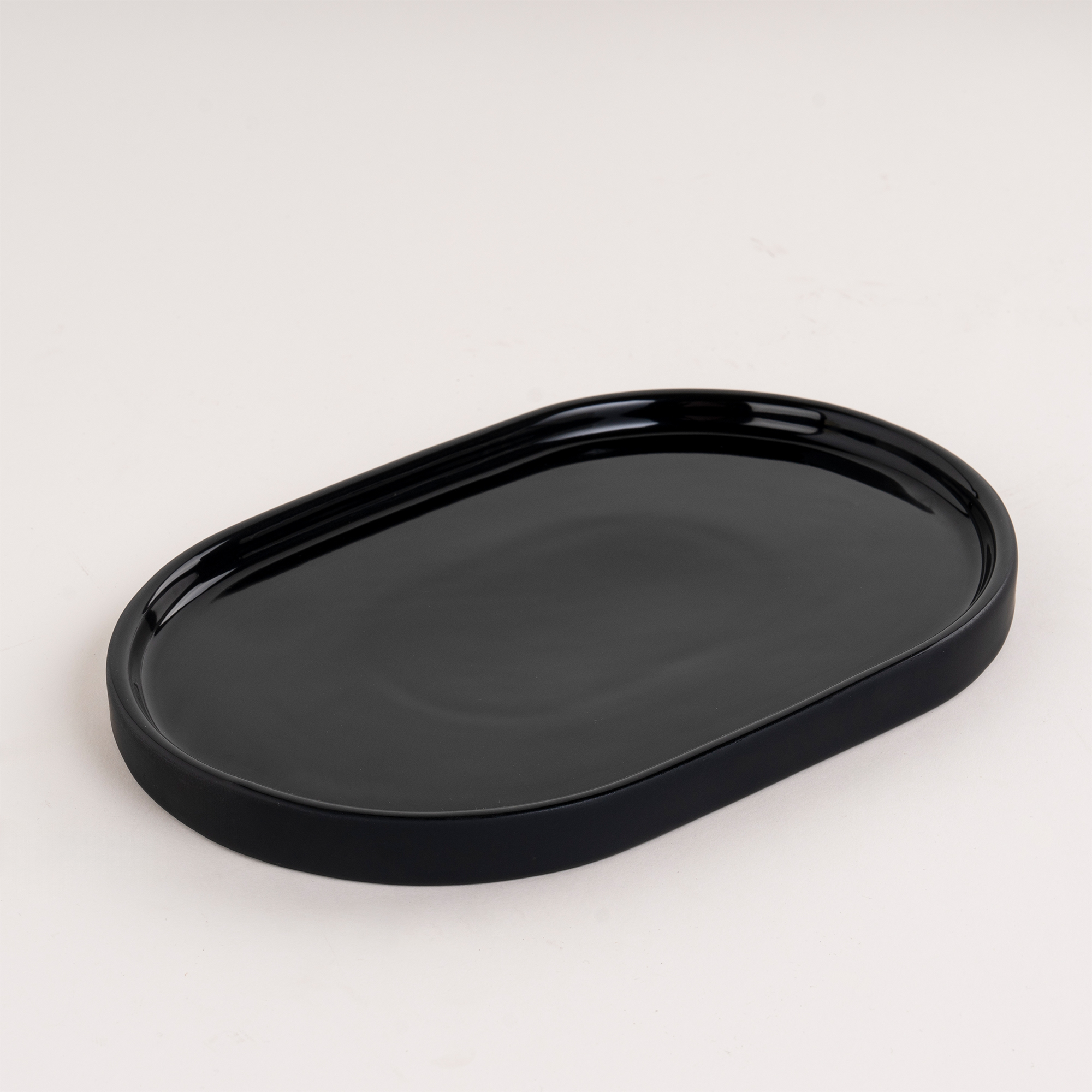 

Bath Tray Elite Black Stoneware