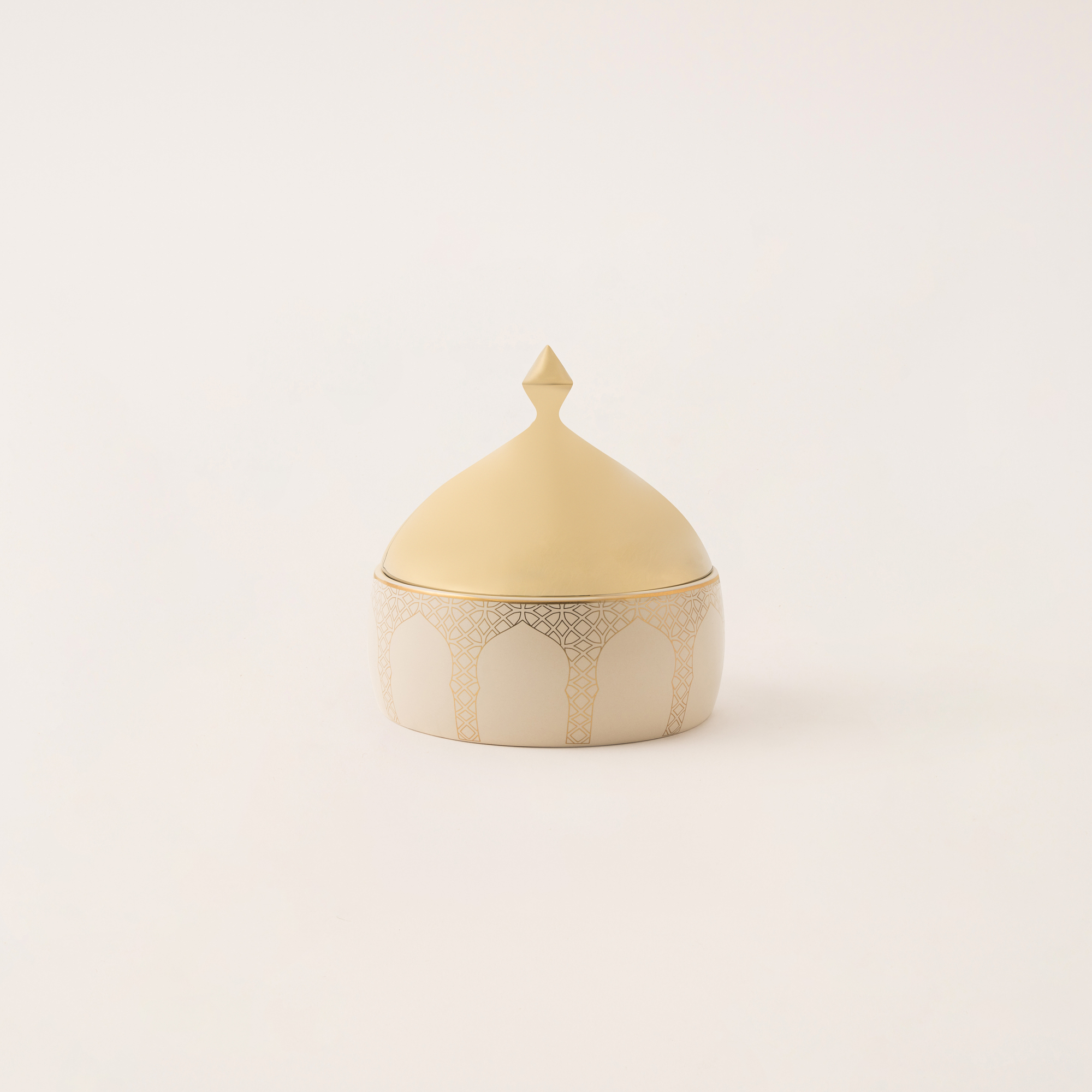 

Qourb beige porcelain date bowl