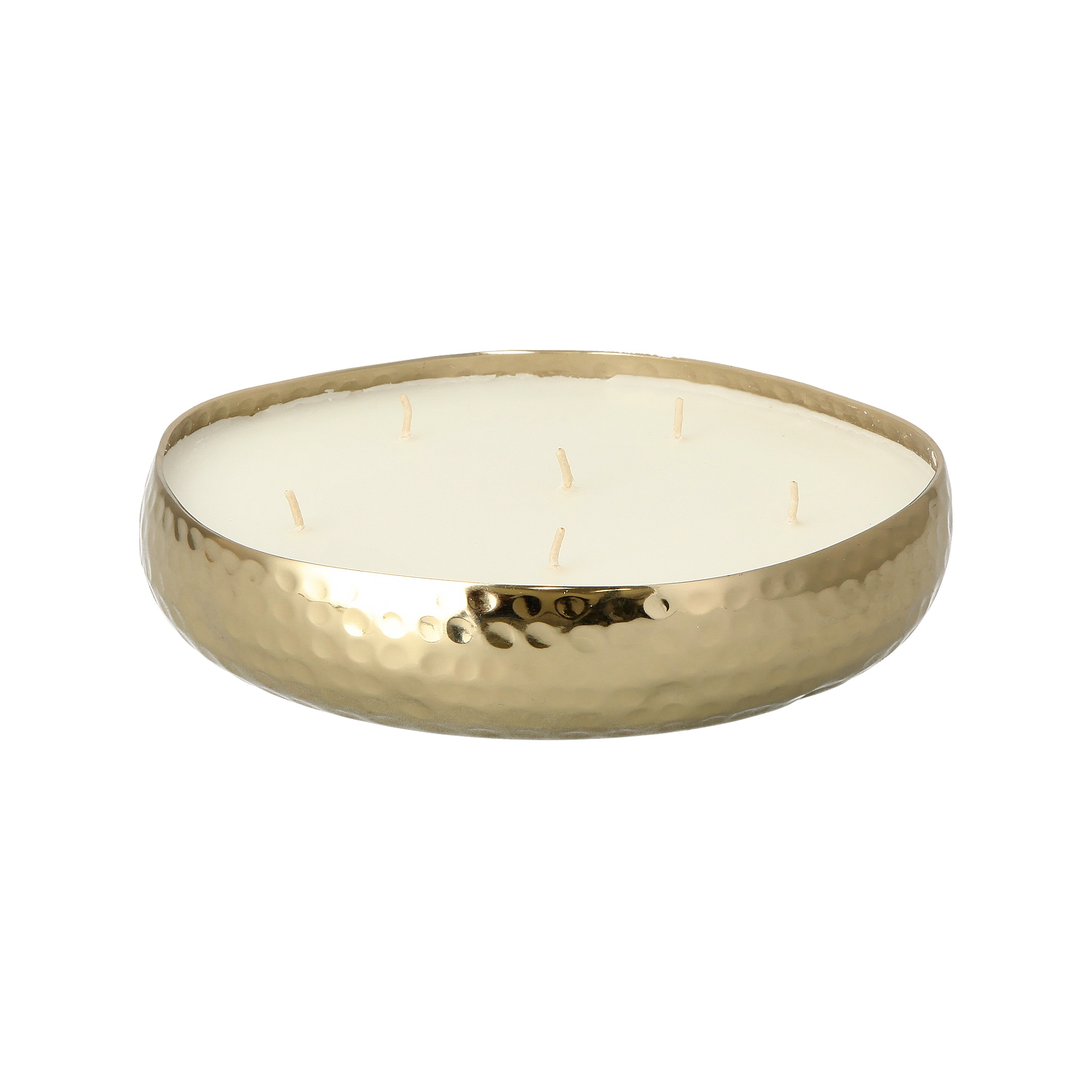 Buy Candle Tray Hammered Gold Online Nice
