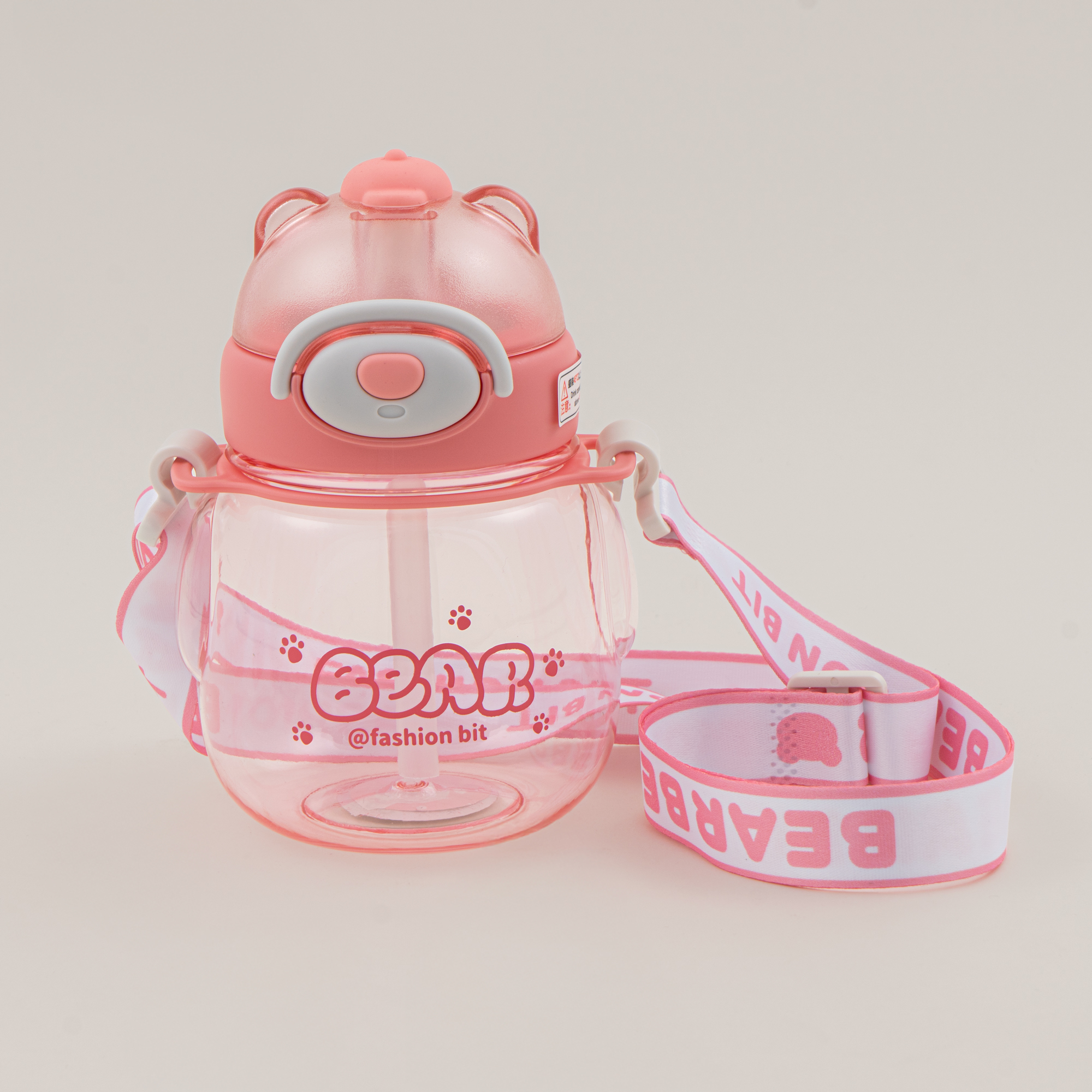 Pentola plastic water bottle 720ml, pink