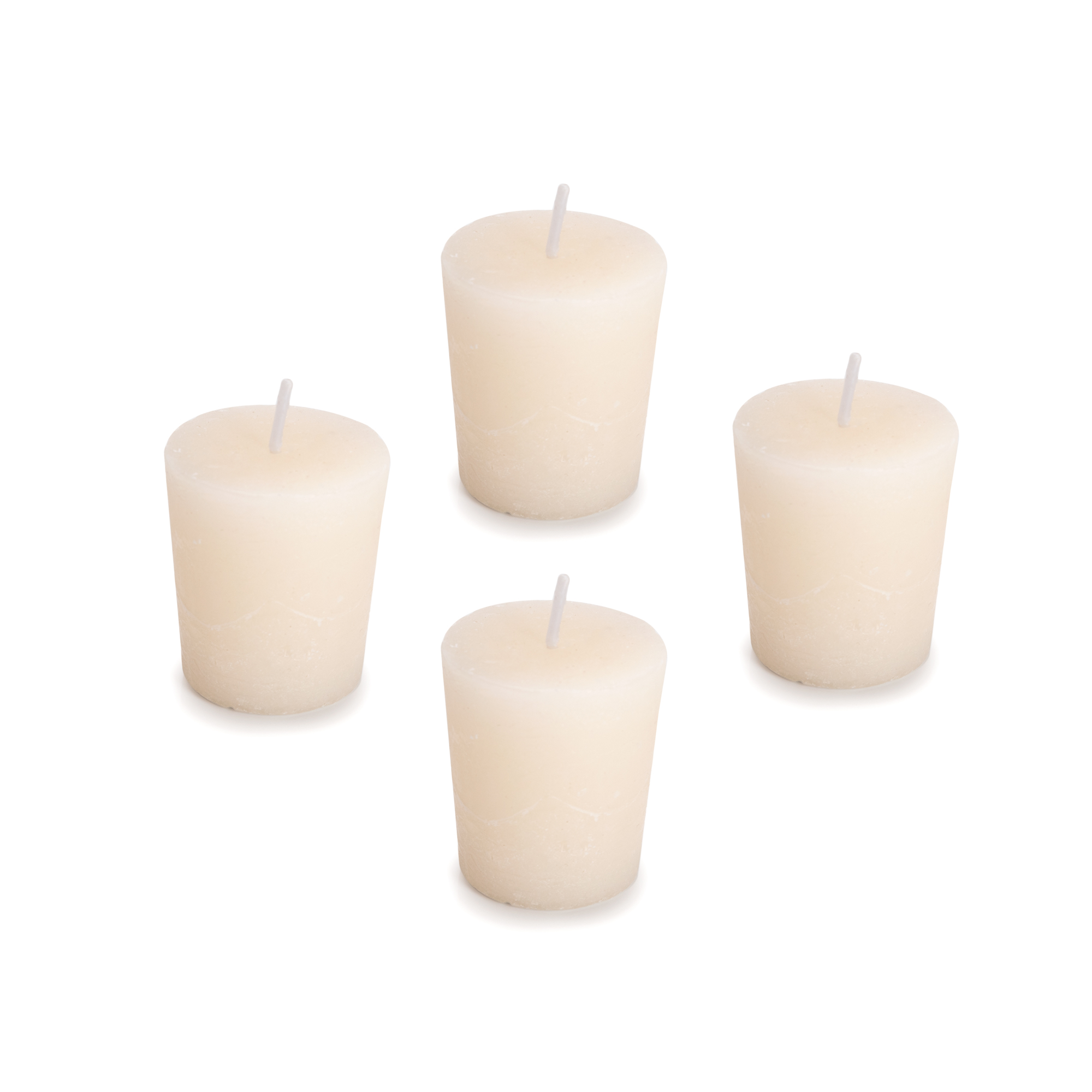 

4 Pieces Votive Candle Ivory Vanilla
