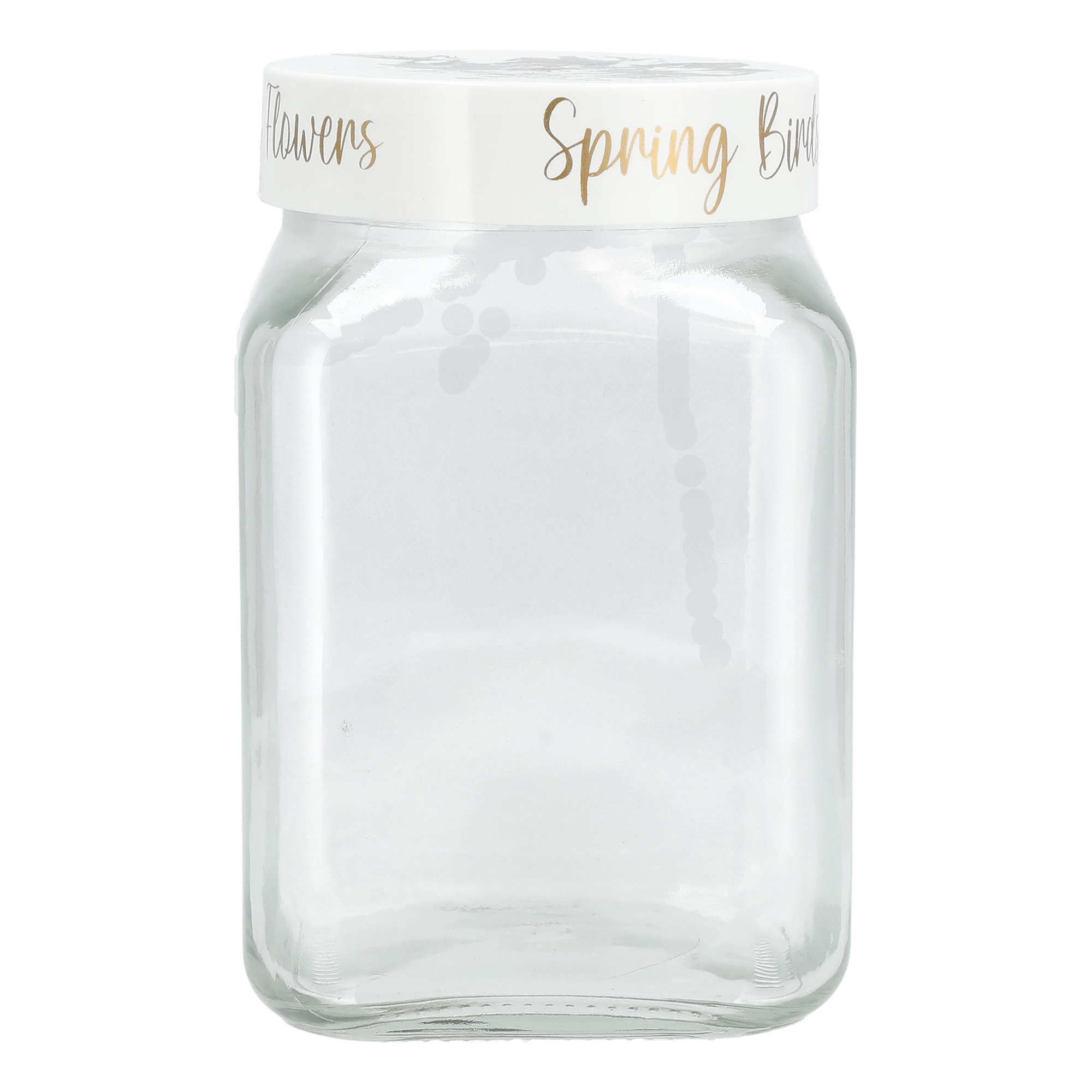 

1.5 Lt Square Canister Golden Flower