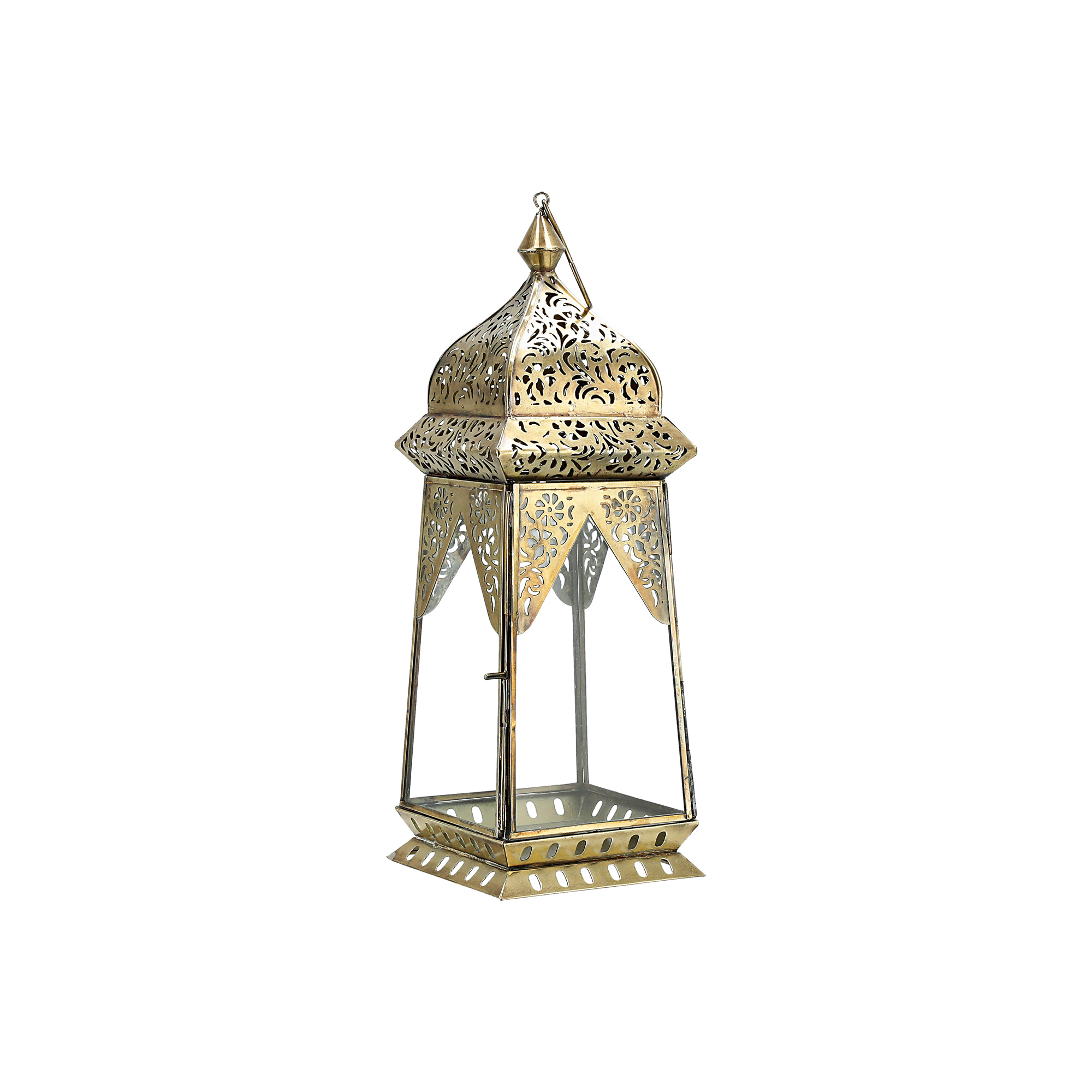

Metal Lantern 13*13*37 Cm