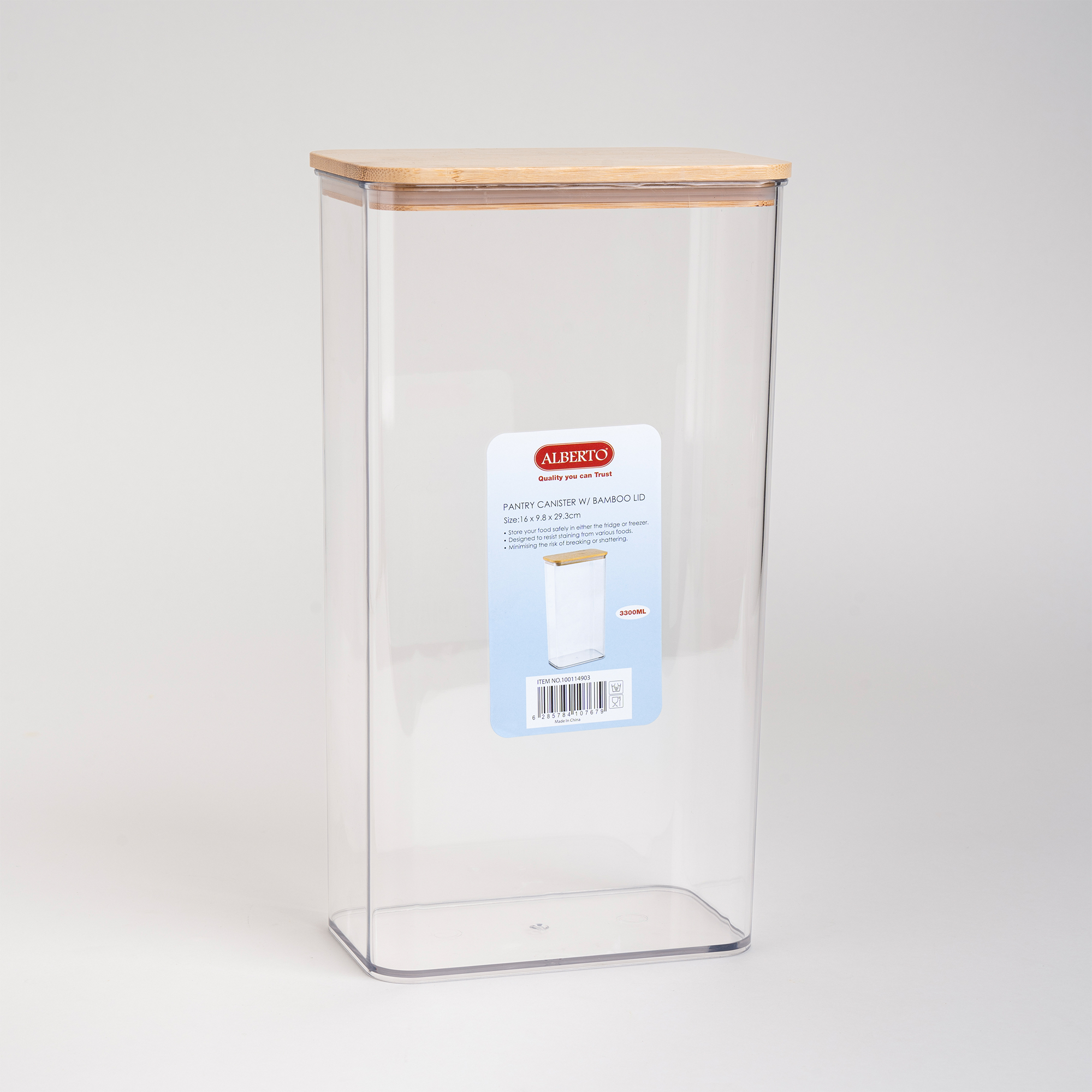 

Pantry canister 3300ml with bamboo lid